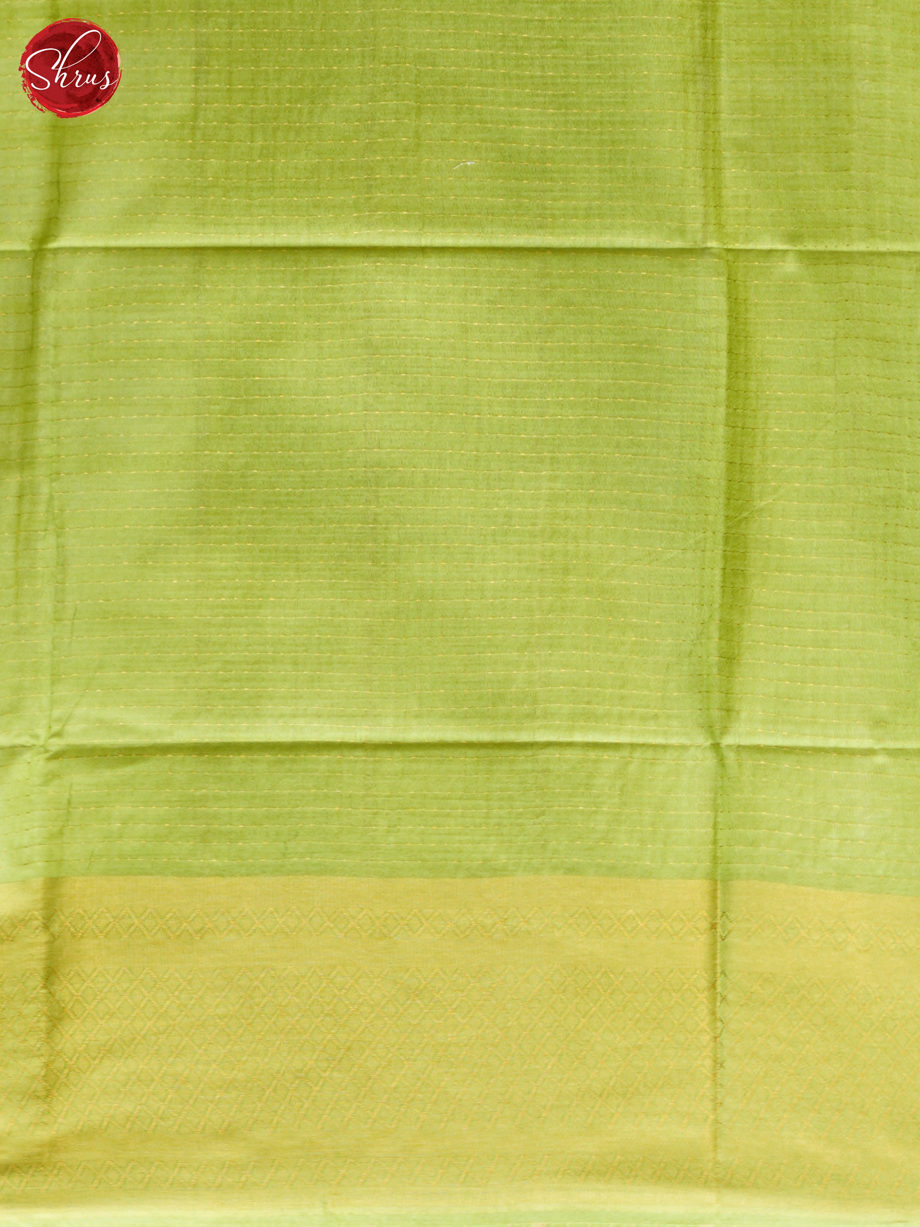 Cream & Green - Shibori Saree - Shop on ShrusEternity.com