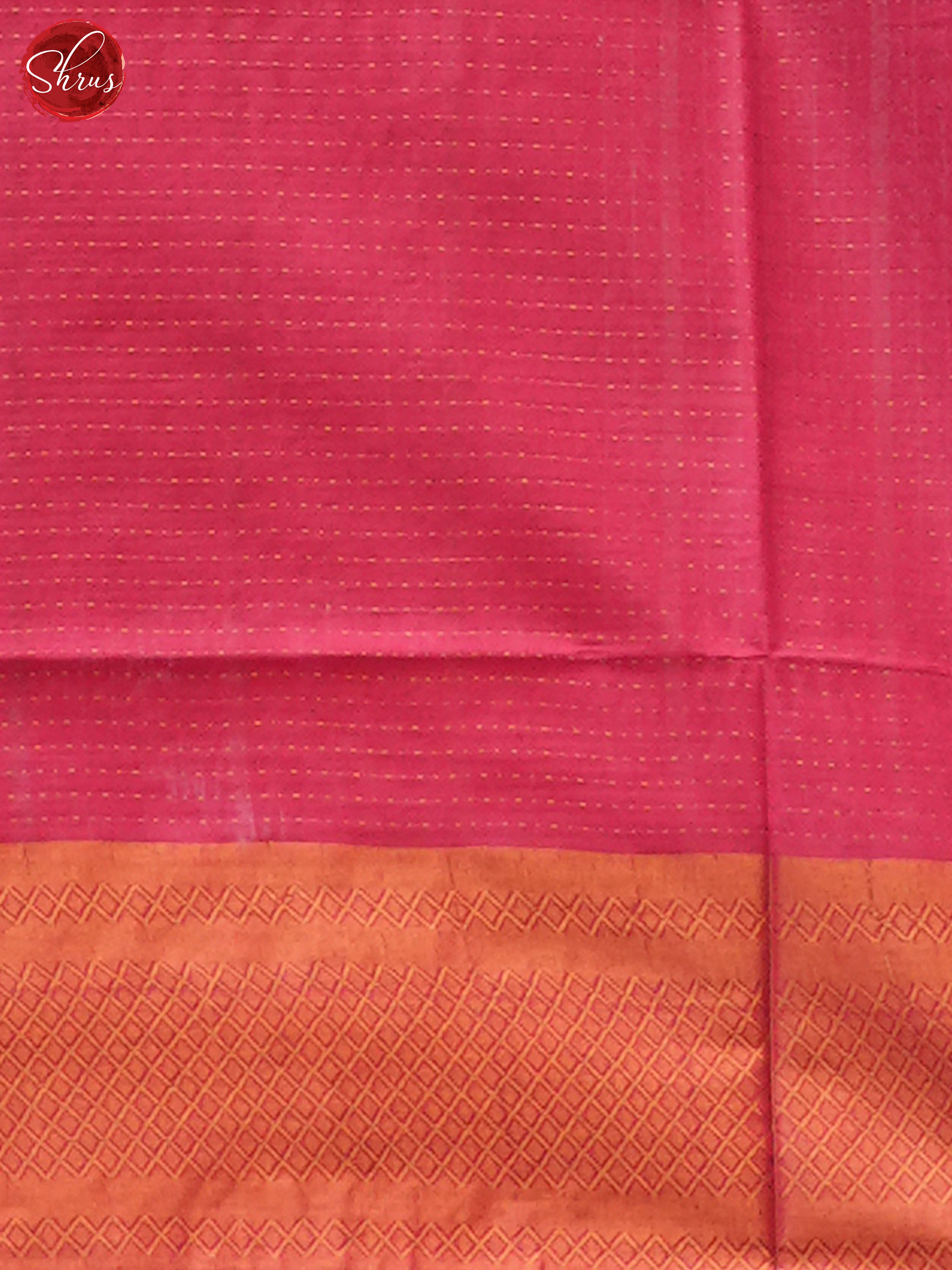 Cream & Pink - Shibori Saree - Shop on ShrusEternity.com