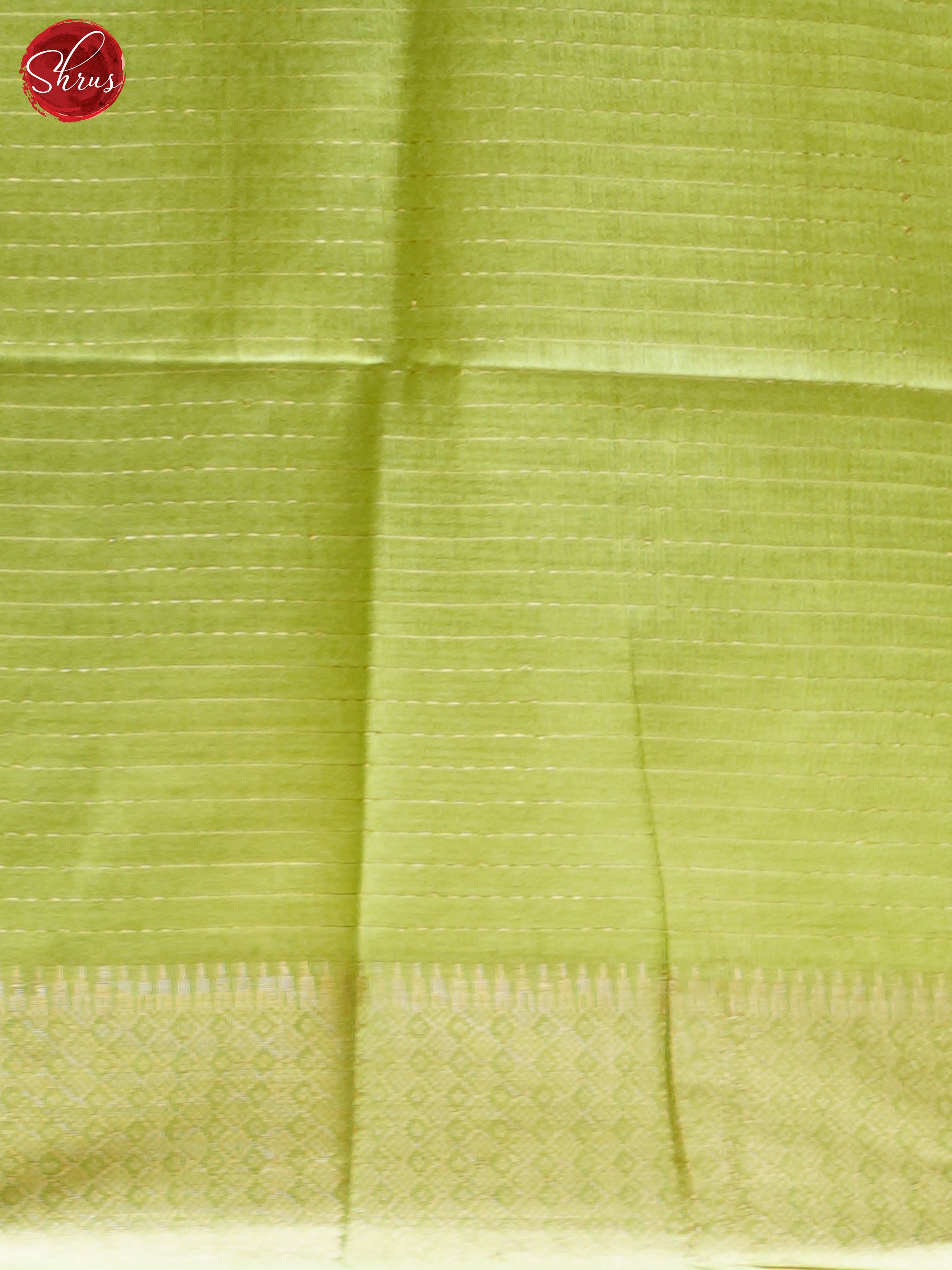 Cream & Green - Shibori Saree - Shop on ShrusEternity.com