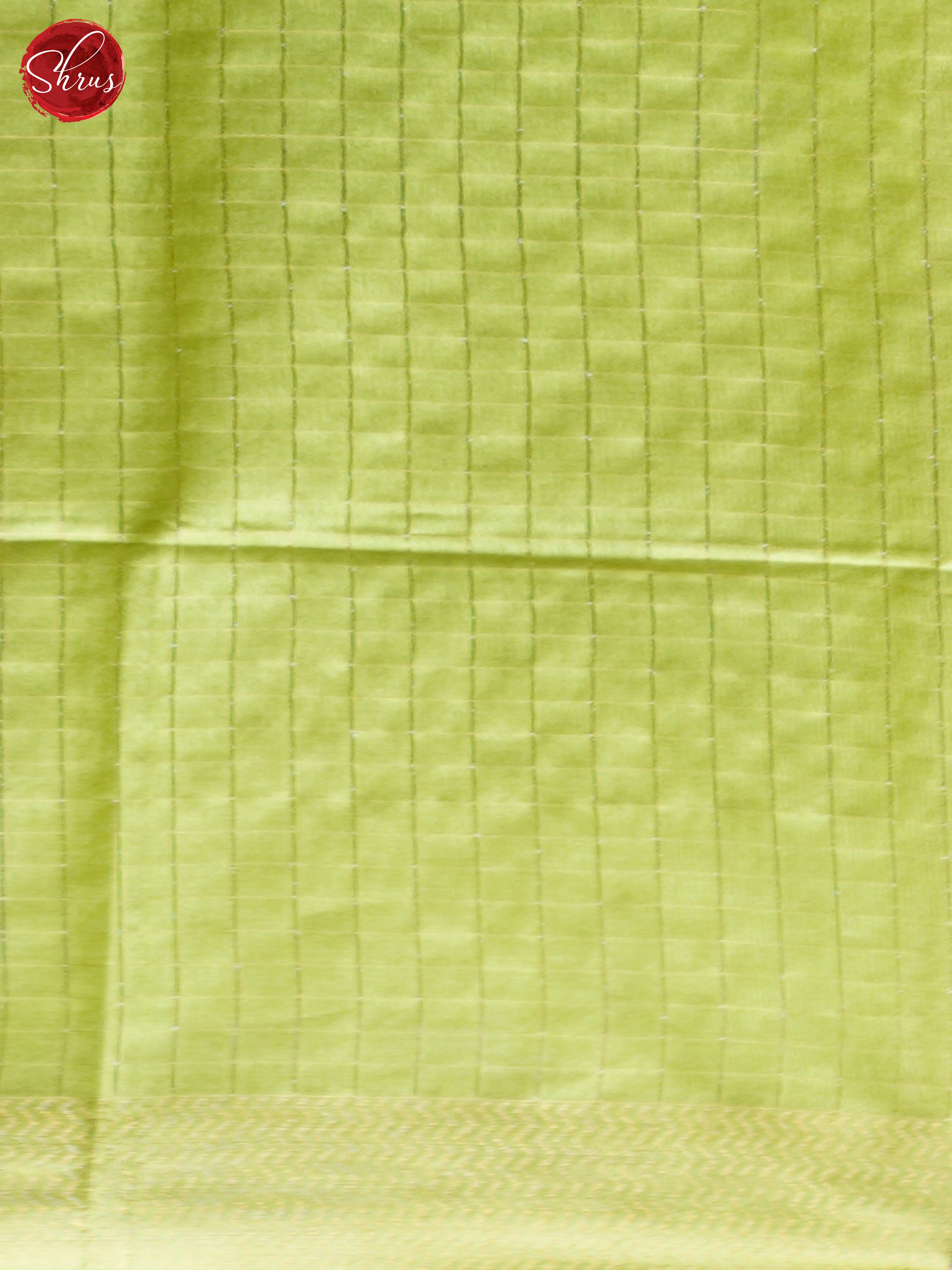 Cream & Green - Shibori Saree - Shop on ShrusEternity.com