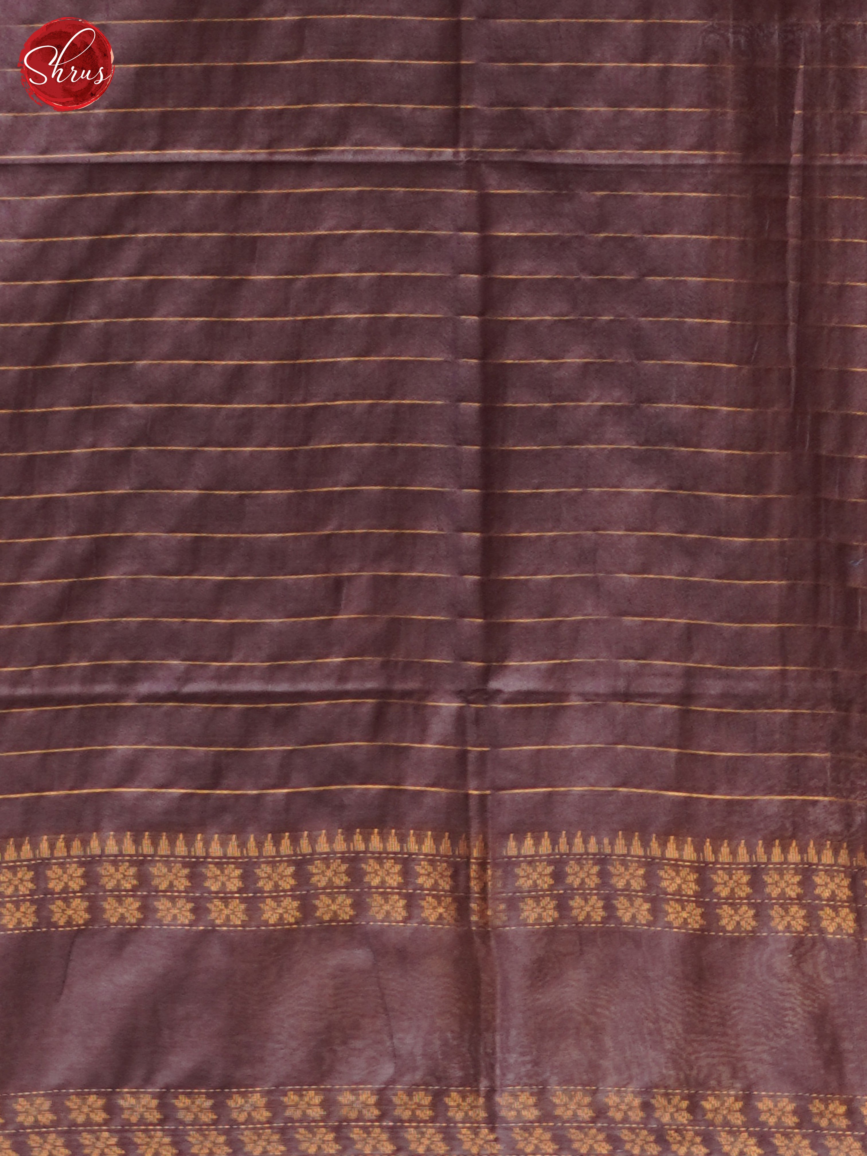 Cream & Brown - Shibori Saree - Shop on ShrusEternity.com