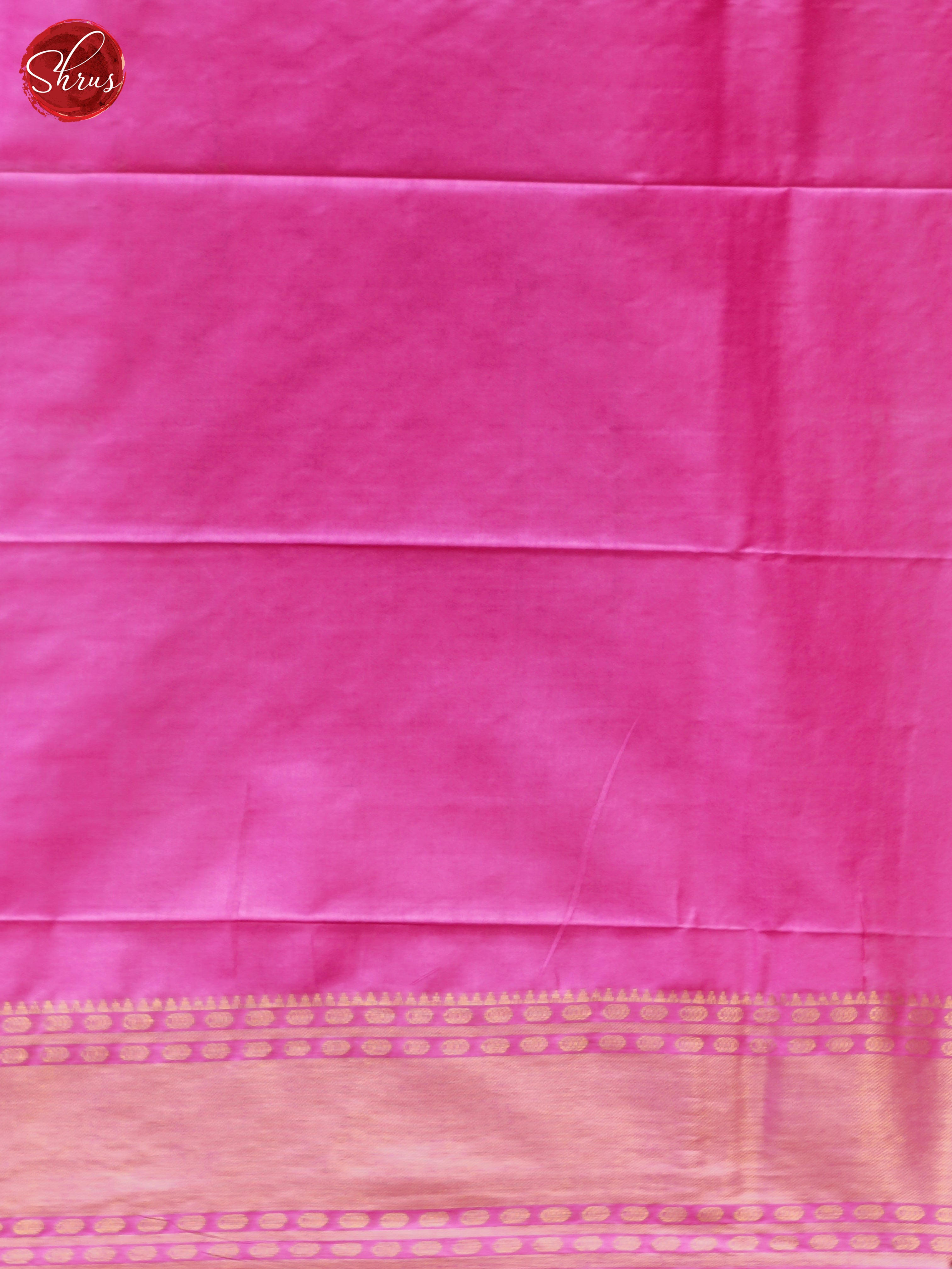 Cream & Pink - Shibori Saree - Shop on ShrusEternity.com