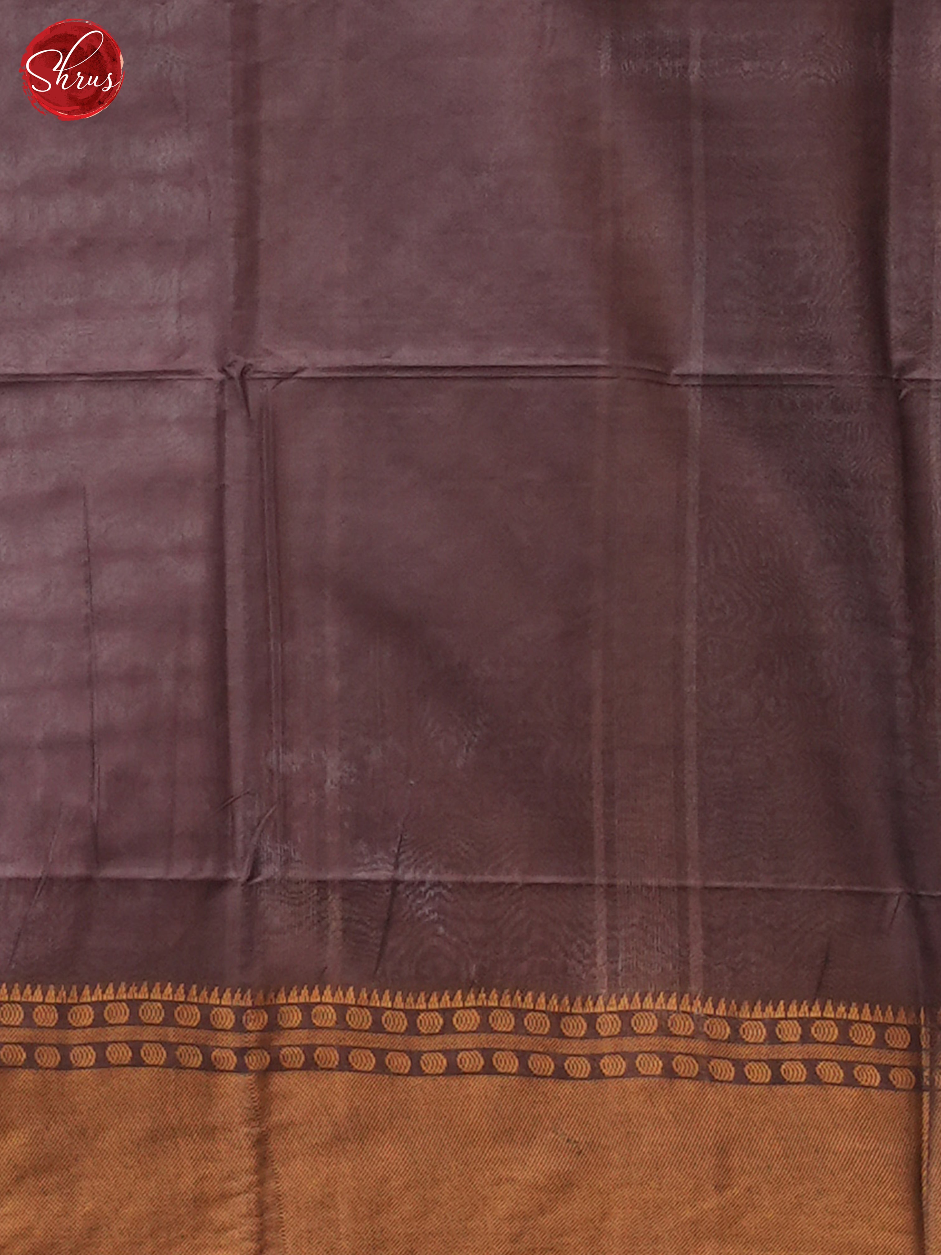 Dusty Brown & Cream - Shibori Saree - Shop on ShrusEternity.com