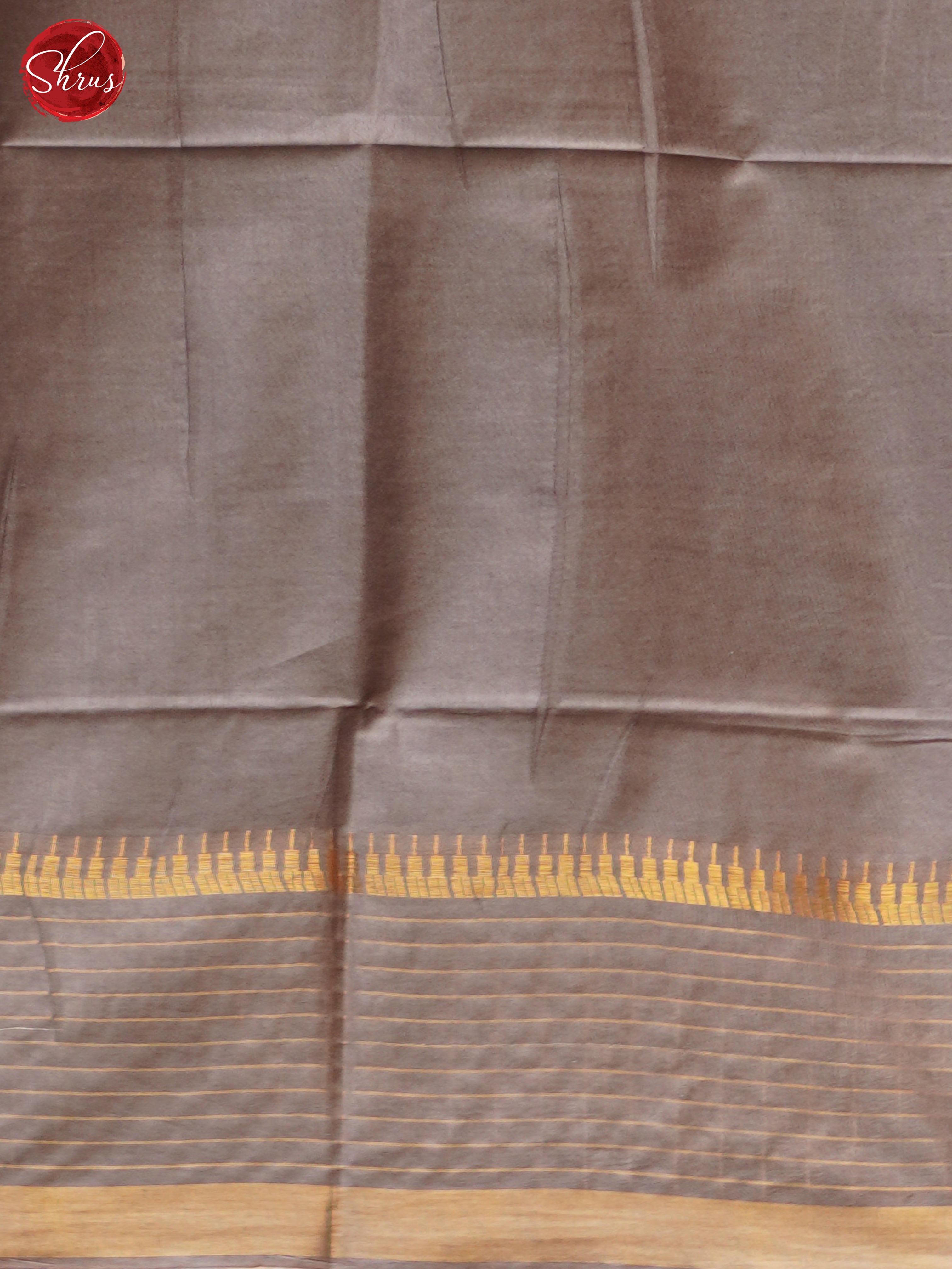 Cream & Purple - Shibori Saree - Shop on ShrusEternity.com