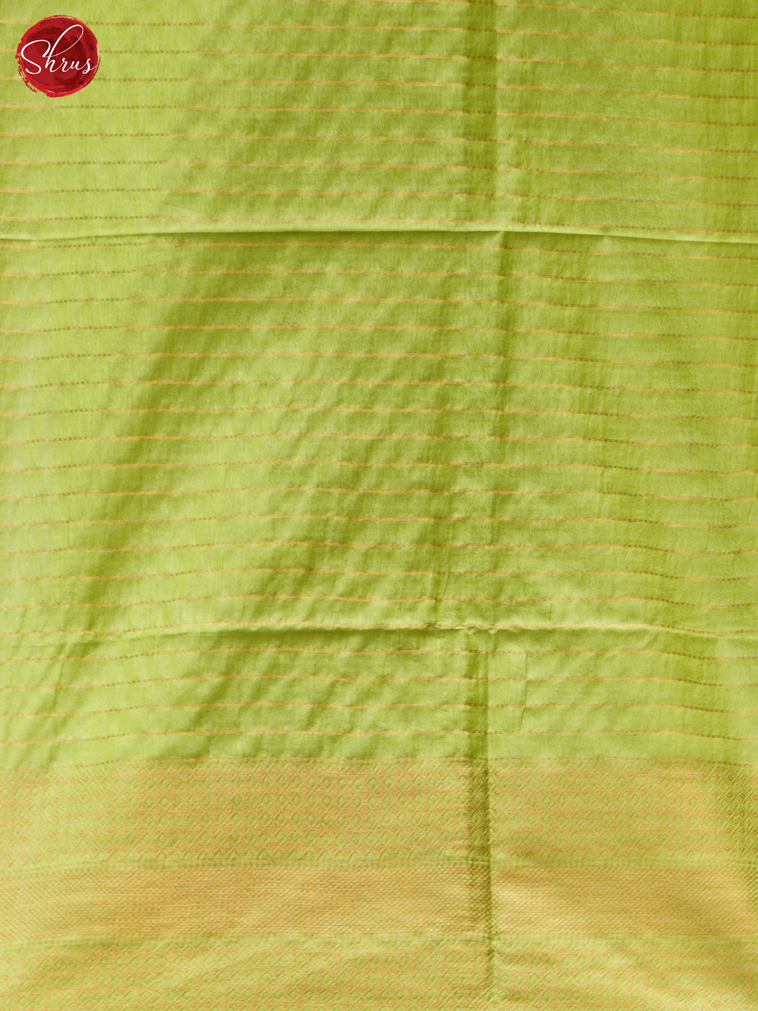 Cream & Green - Shibori Saree - Shop on ShrusEternity.com