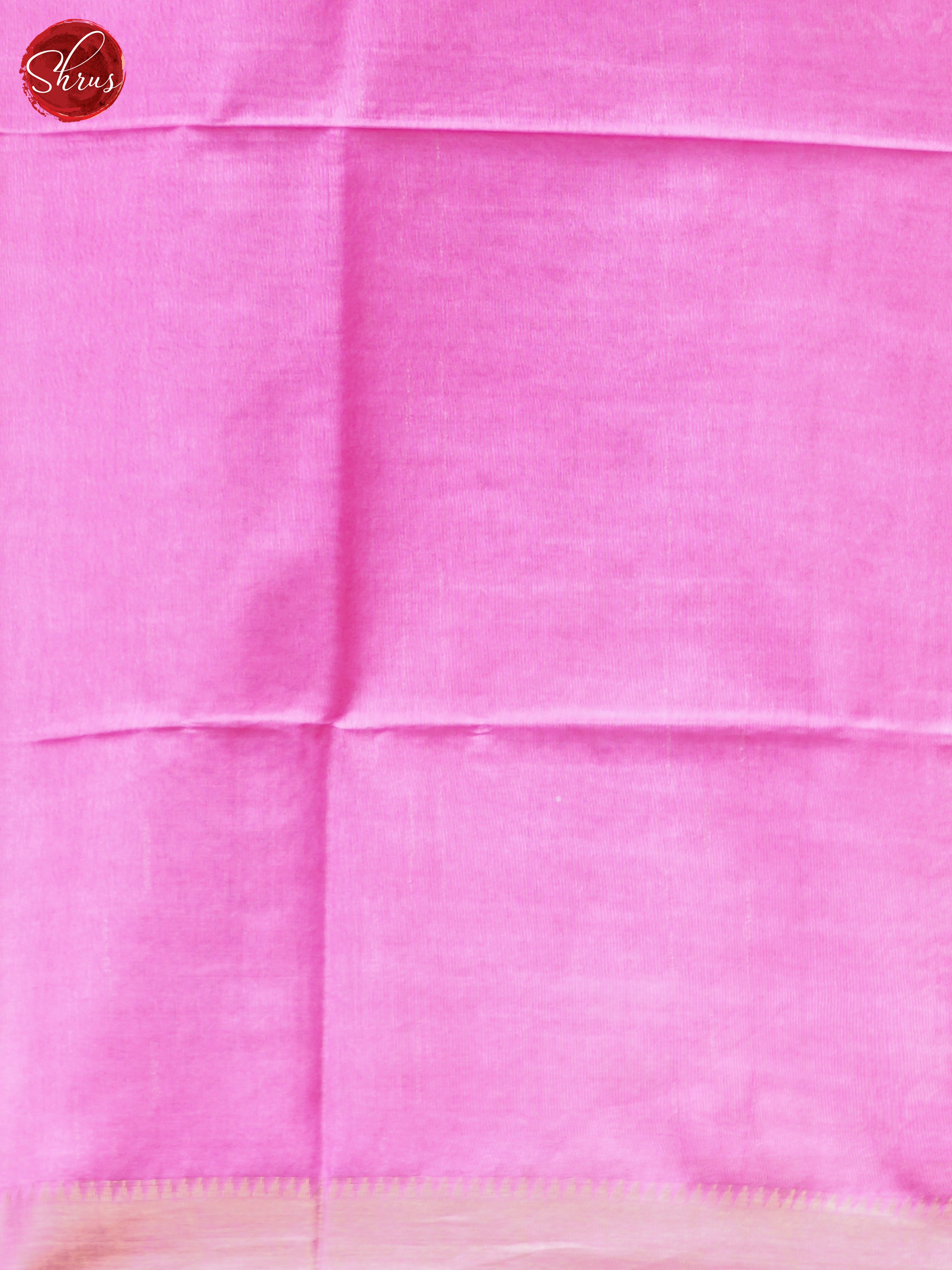 Cream & Pink - Shibori Saree - Shop on ShrusEternity.com