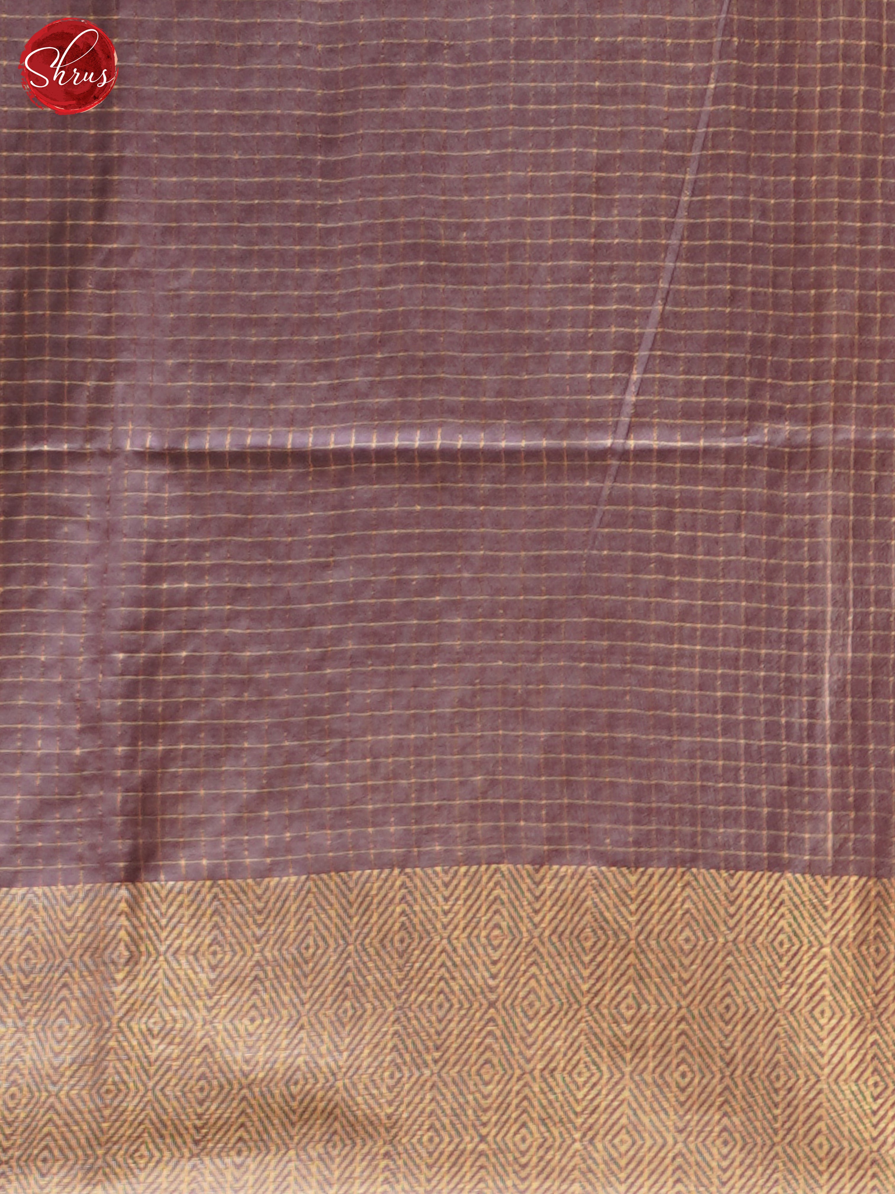 Cream & Brown - Shibori Saree - Shop on ShrusEternity.com