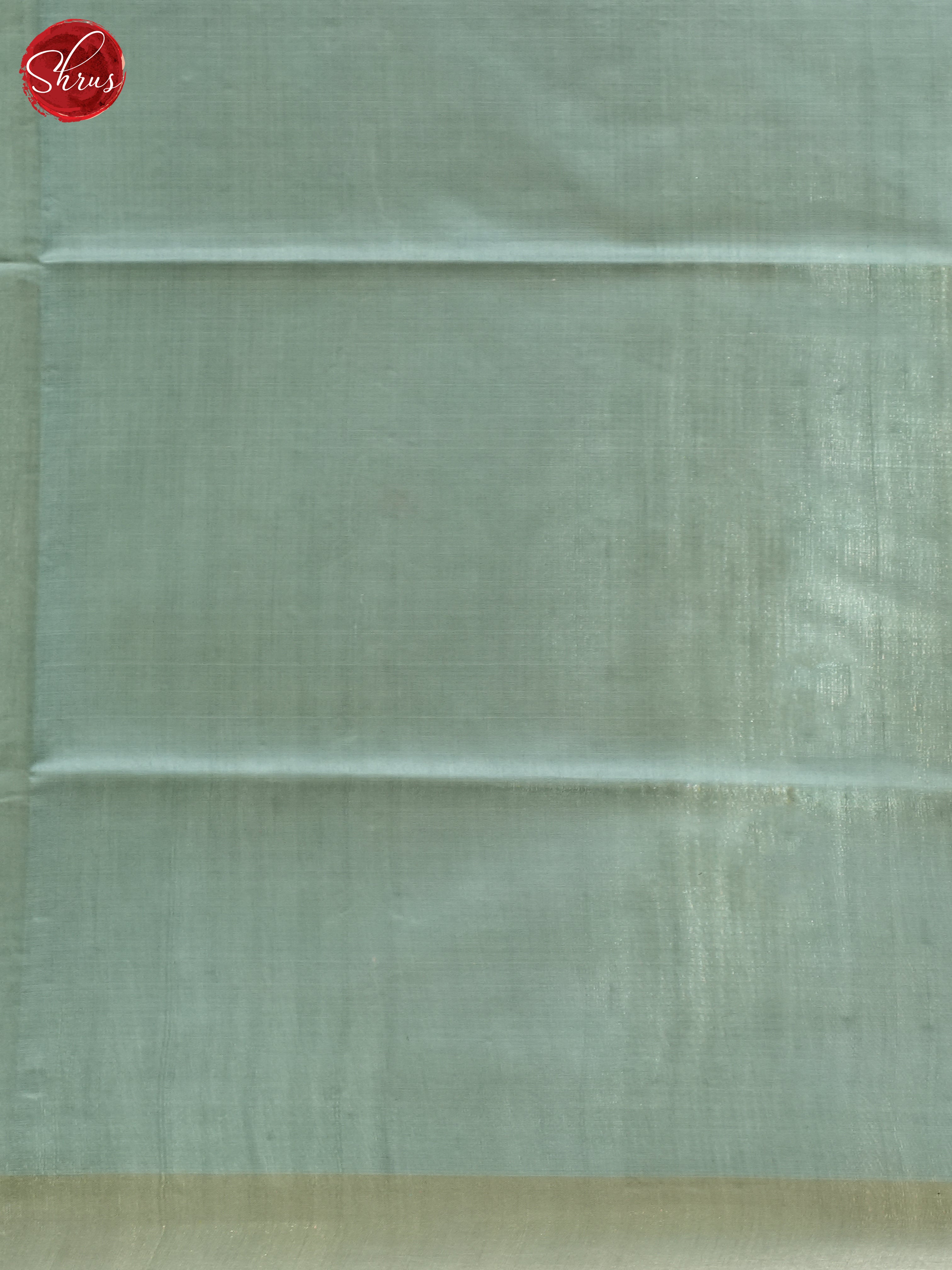 Bluish Grey (Single Tone) - Tussar Saree - Shop on ShrusEternity.com