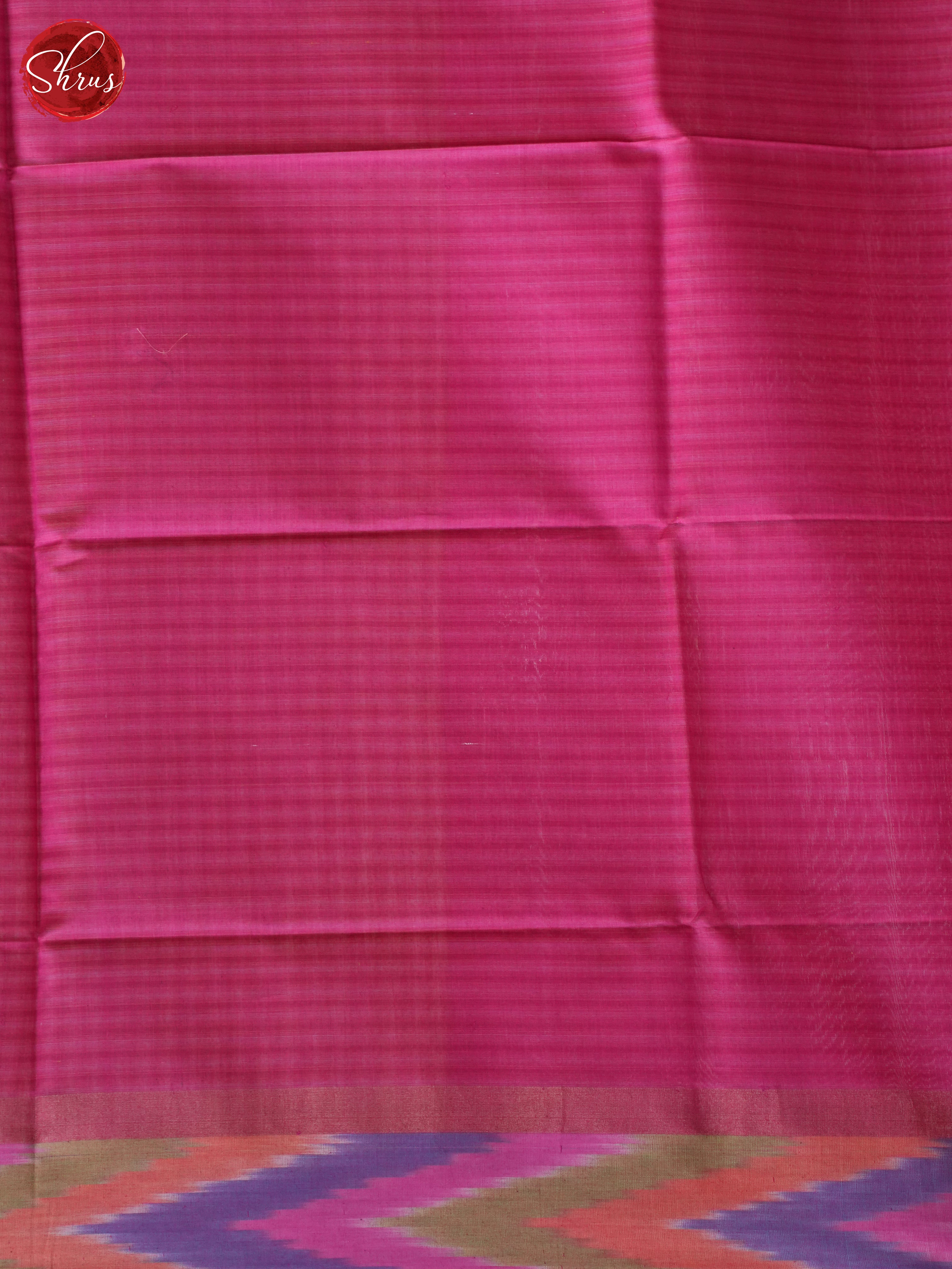 Orange & Pink - Tussar Saree - Shop on ShrusEternity.com