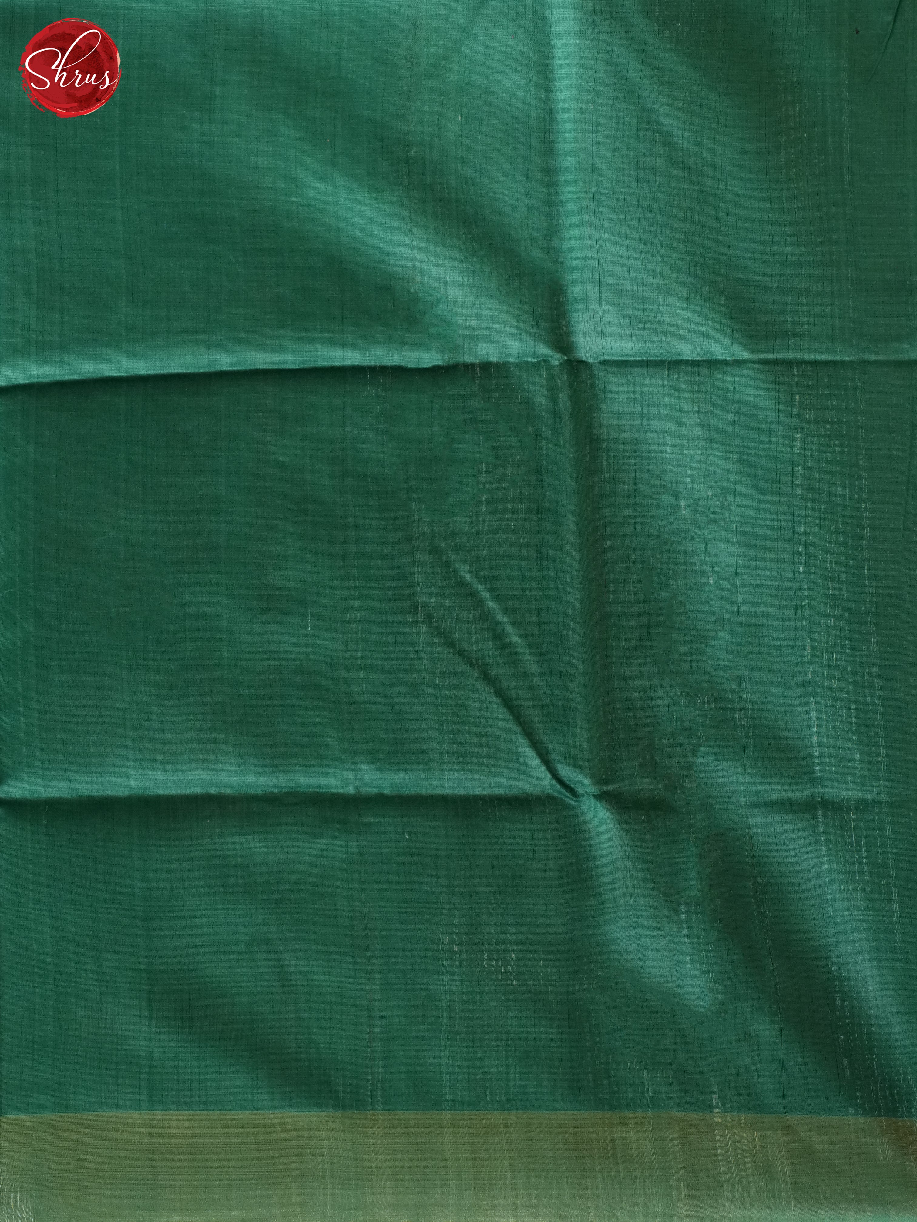 Green(Single Tone) - Tussar Saree - Shop on ShrusEternity.com
