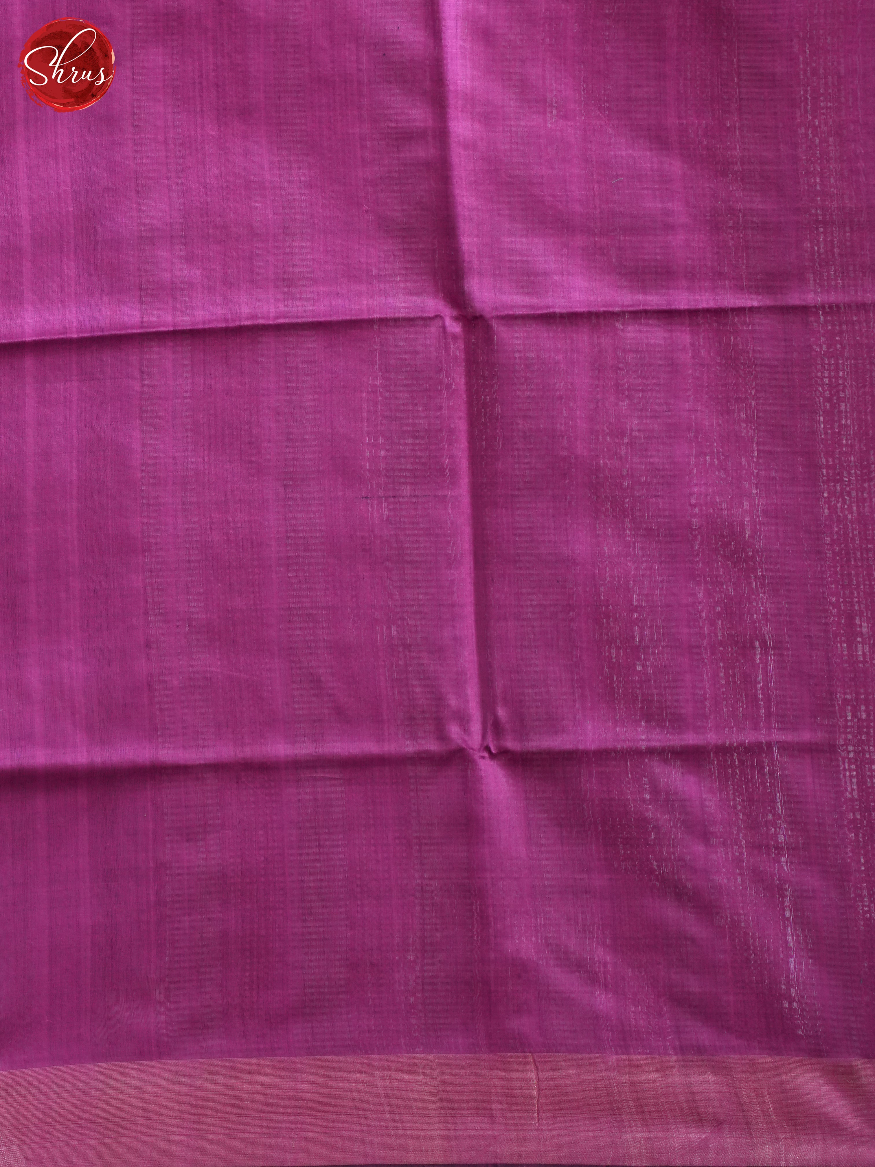 Majenta(Single Tone)- Tussar Saree - Shop on ShrusEternity.com