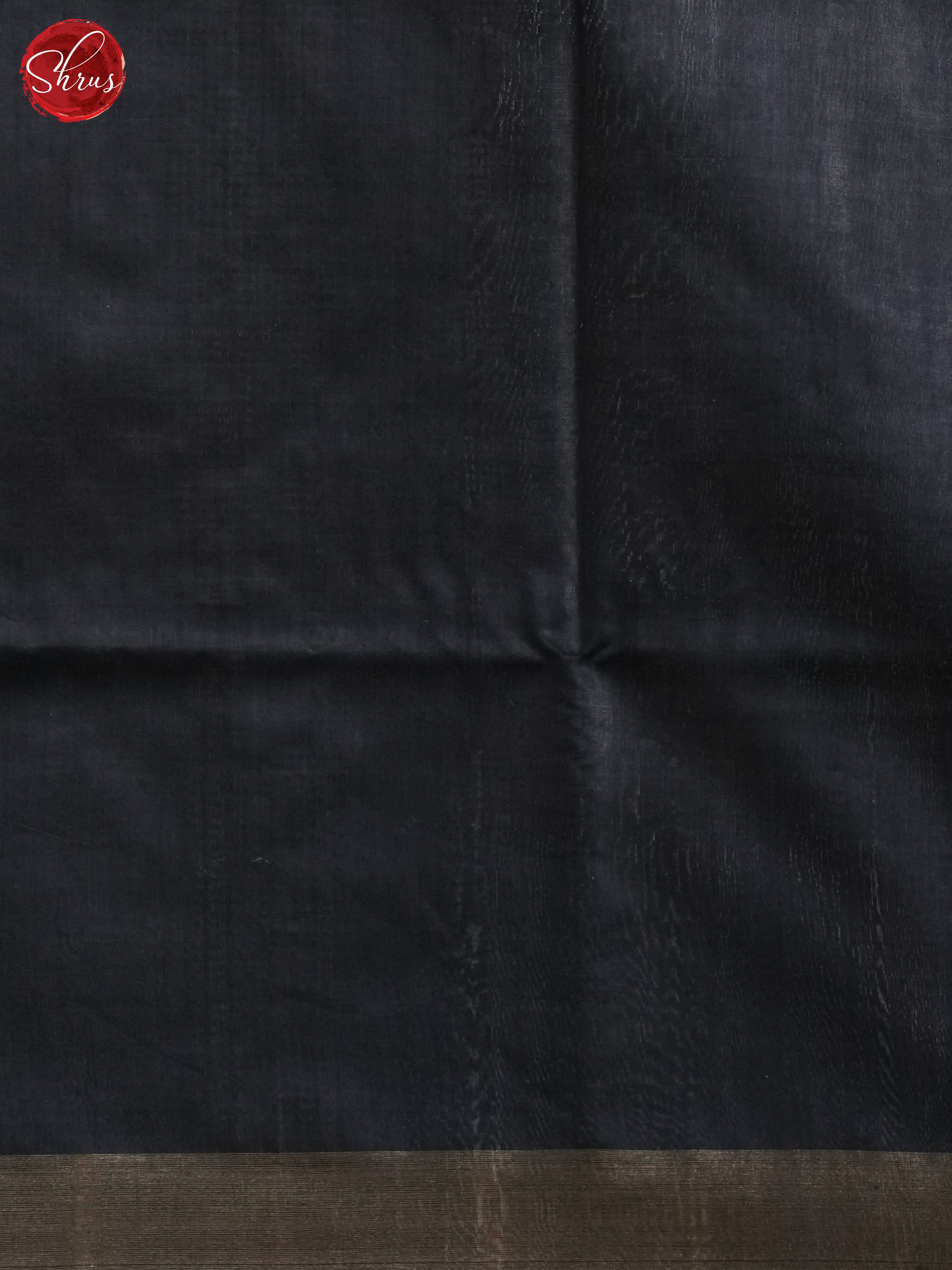 Black(Single Tone) - Raw Silk Saree - Shop on ShrusEternity.com