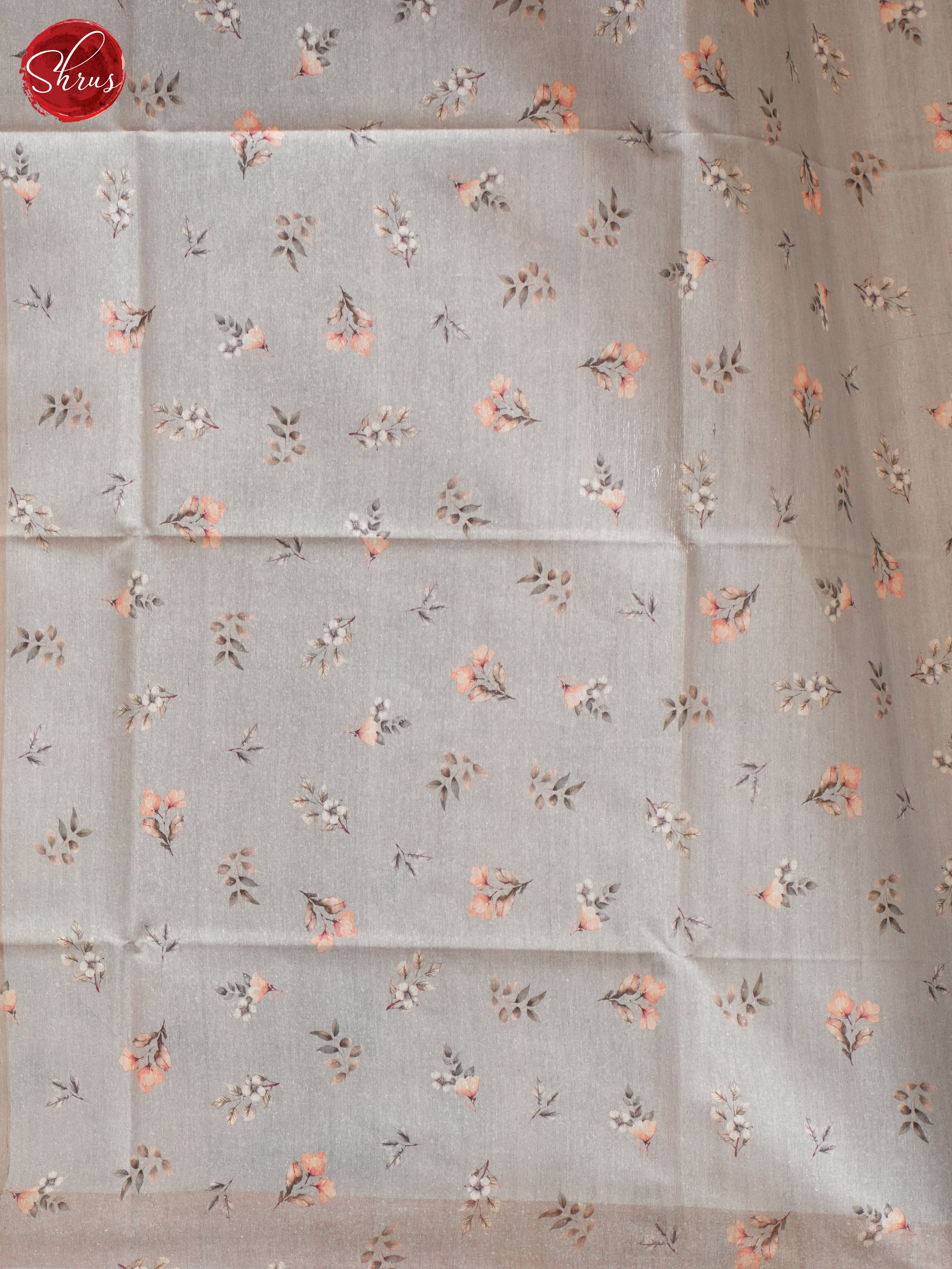 Dusty Pink & Grey - Tussar Saree - Shop on ShrusEternity.com