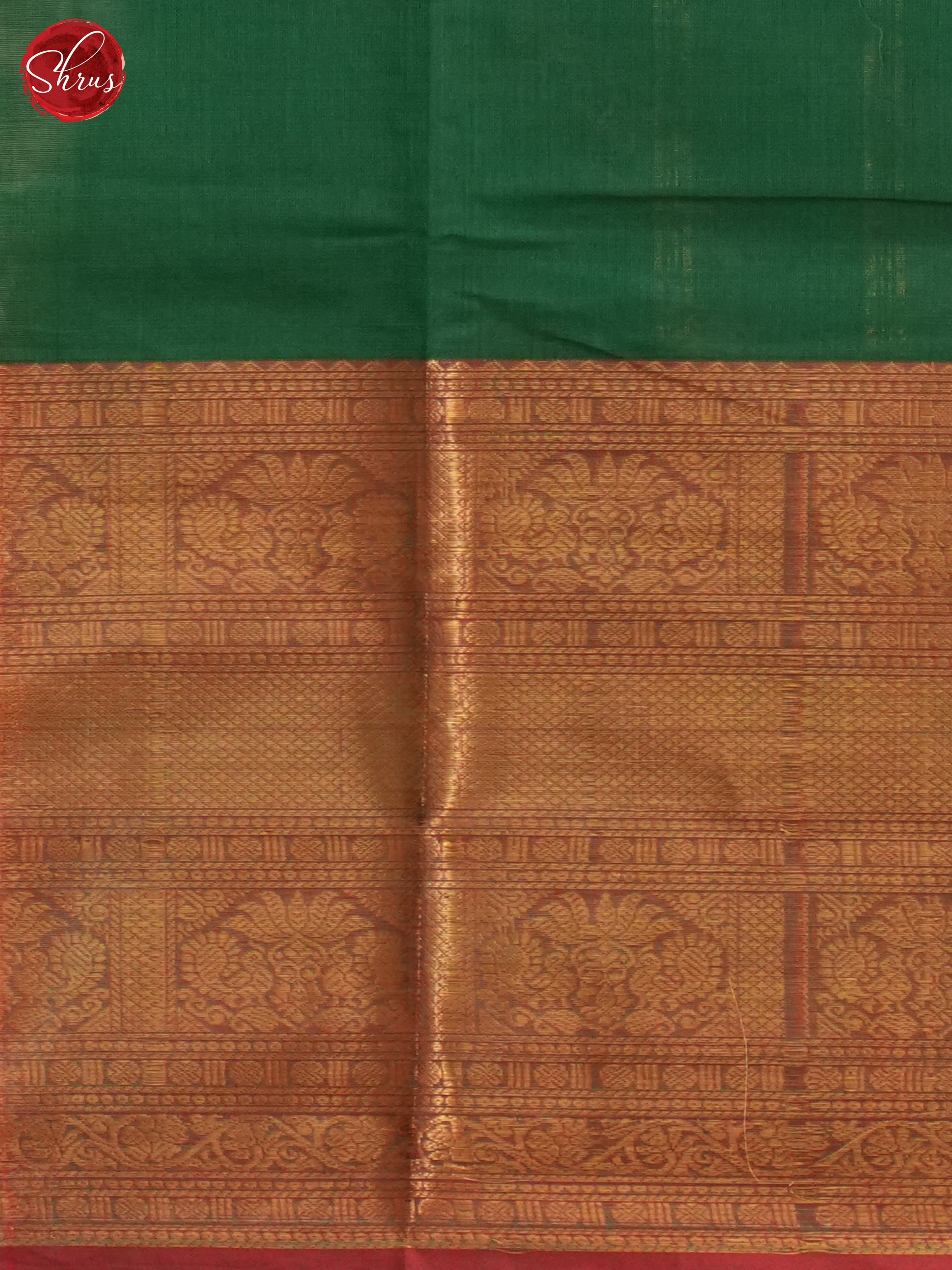 Green & Red - Narayanpet Cotton Saree - Shop on ShrusEternity.com