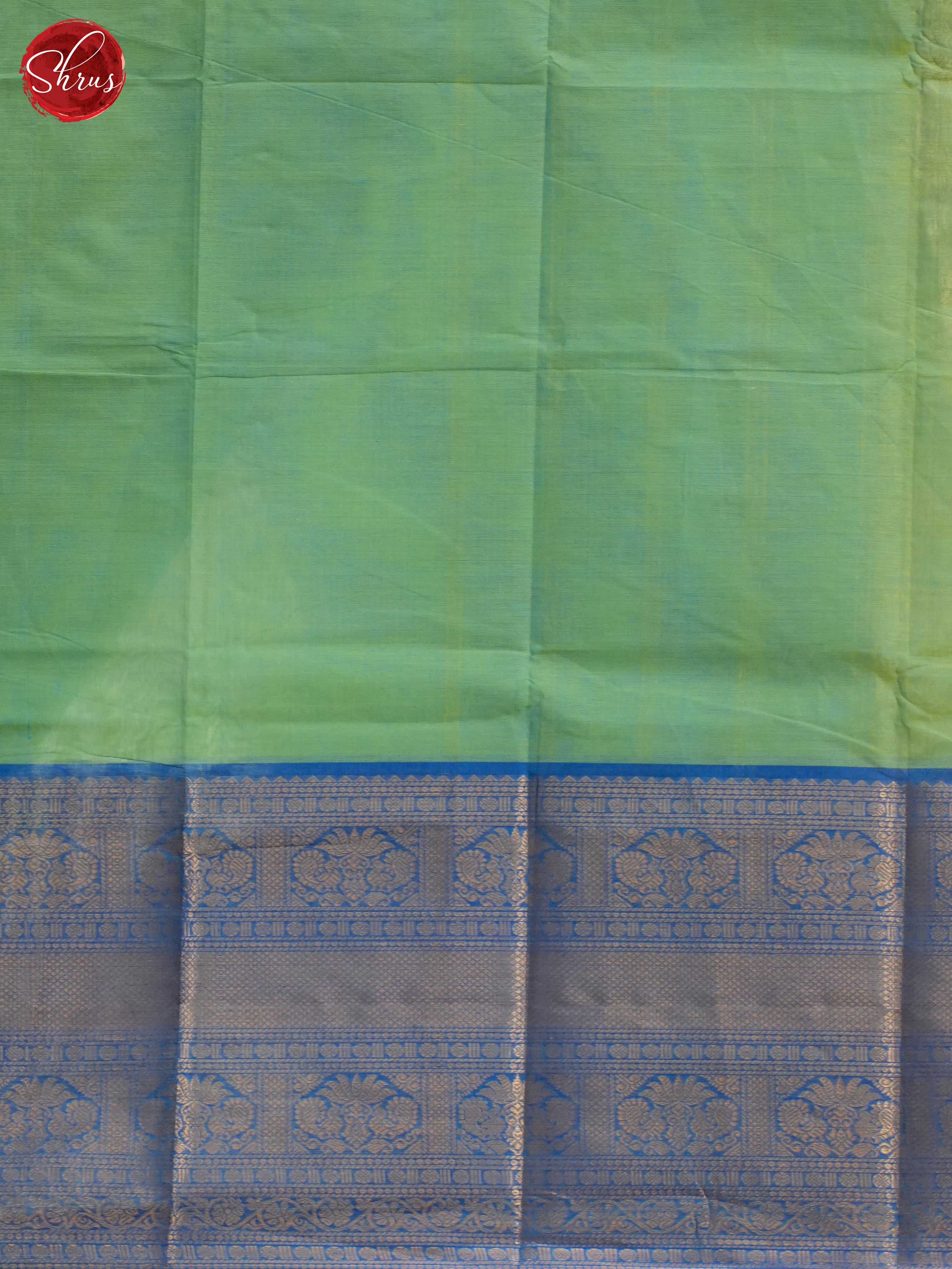 Green & Blue - Narayanpet Cotton Saree - Shop on ShrusEternity.com
