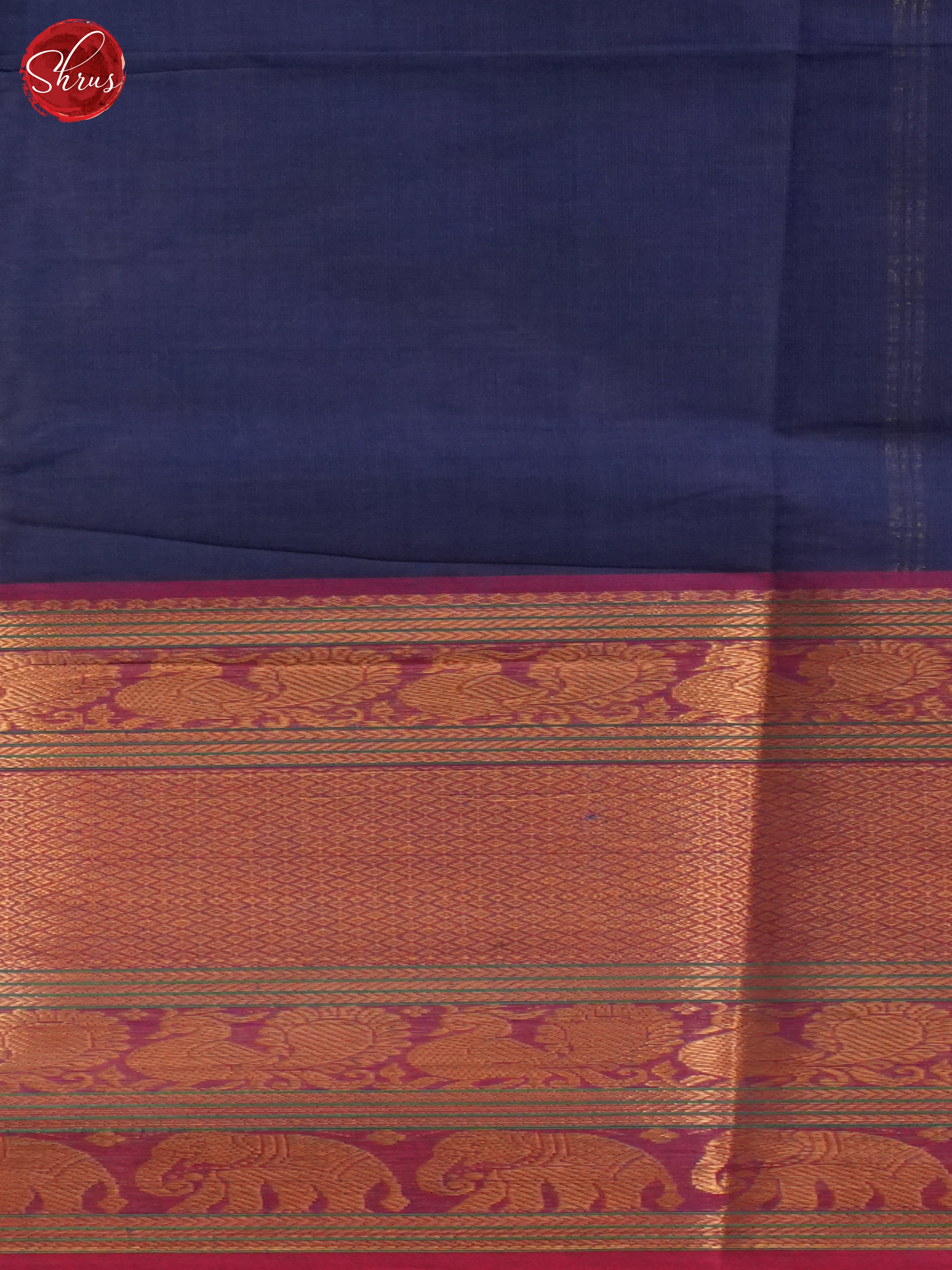 Blue & Purple - Narayanpet Cotton Saree - Shop on ShrusEternity.com