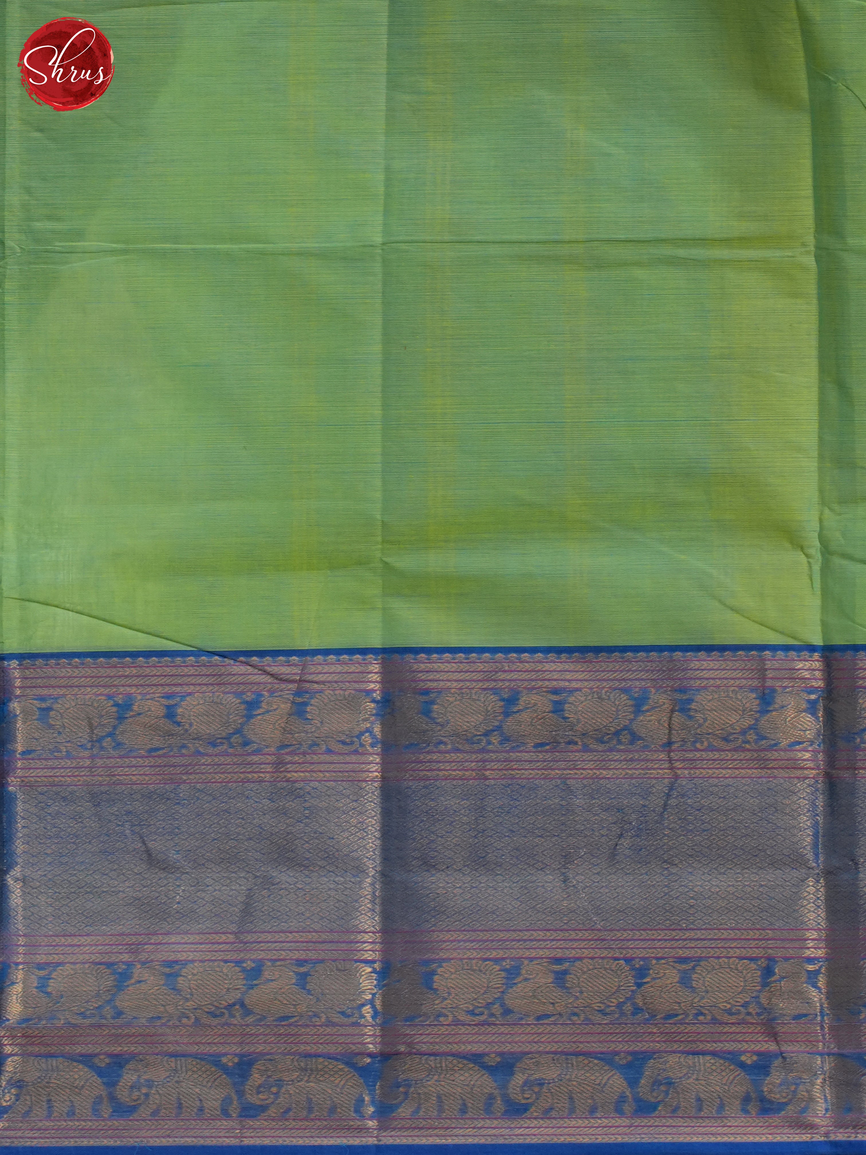 Green & Blue - Narayanpet Cotton Saree - Shop on ShrusEternity.com