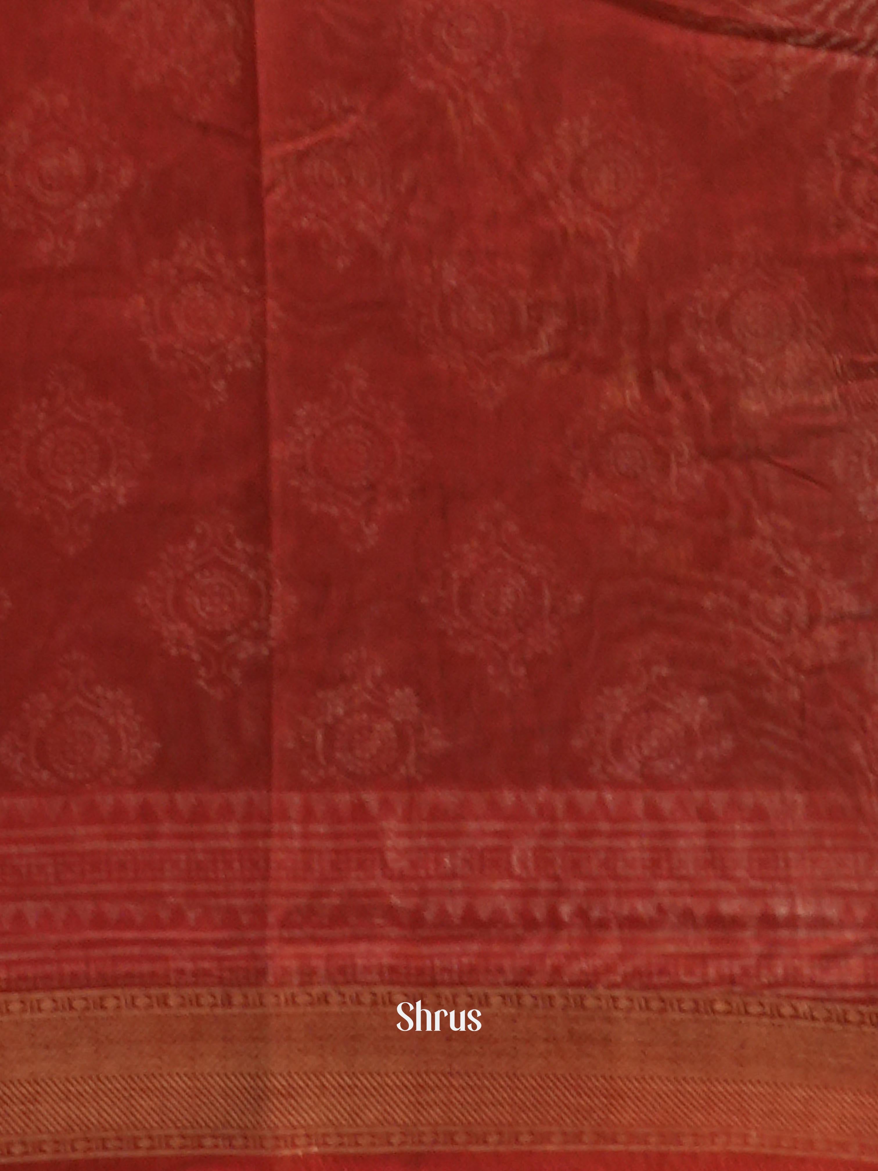 Black & Red - Art Modal Saree - Shop on ShrusEternity.com