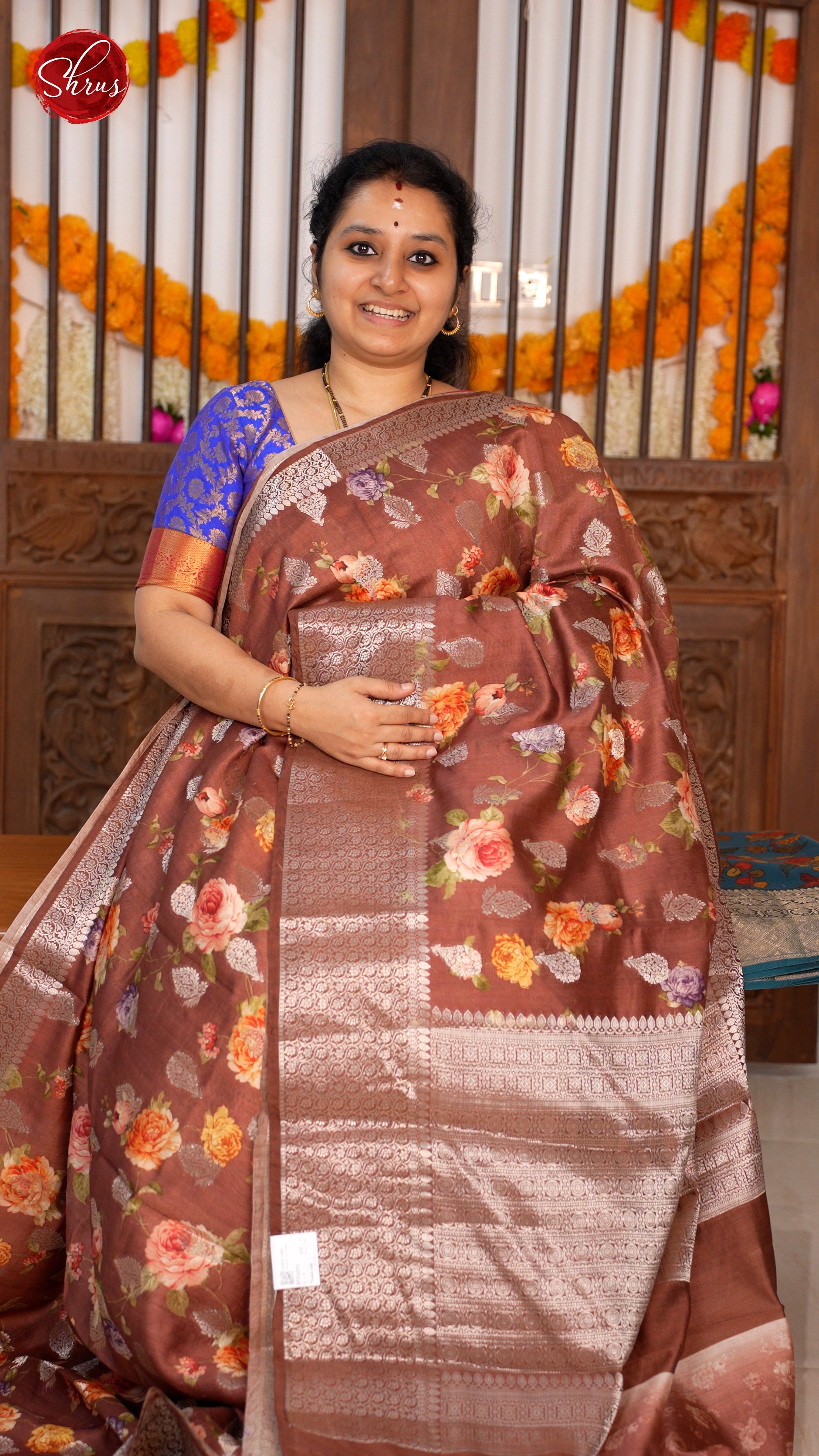 Maroon (Single Tone) - Tissue Silk - Shop on ShrusEternity.com