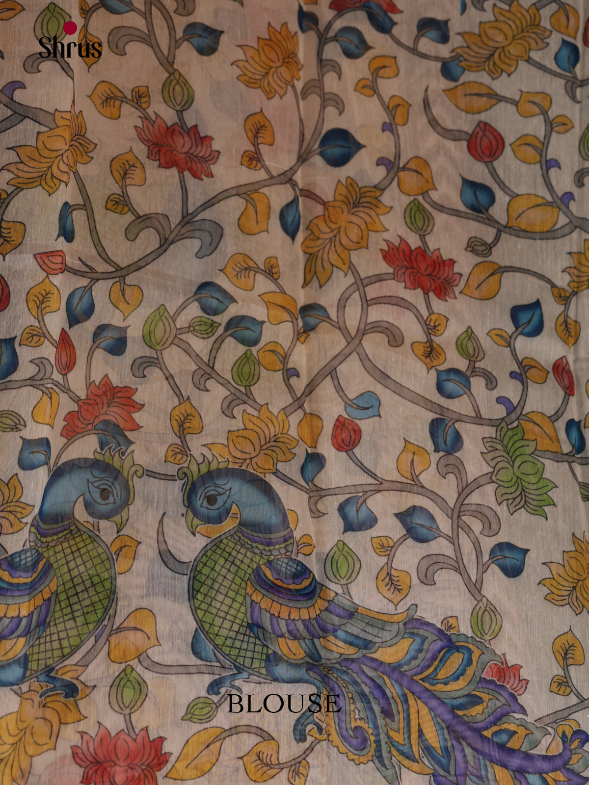 DFS16225 - Semi Maheshwari Print - Shop on Shrus.com