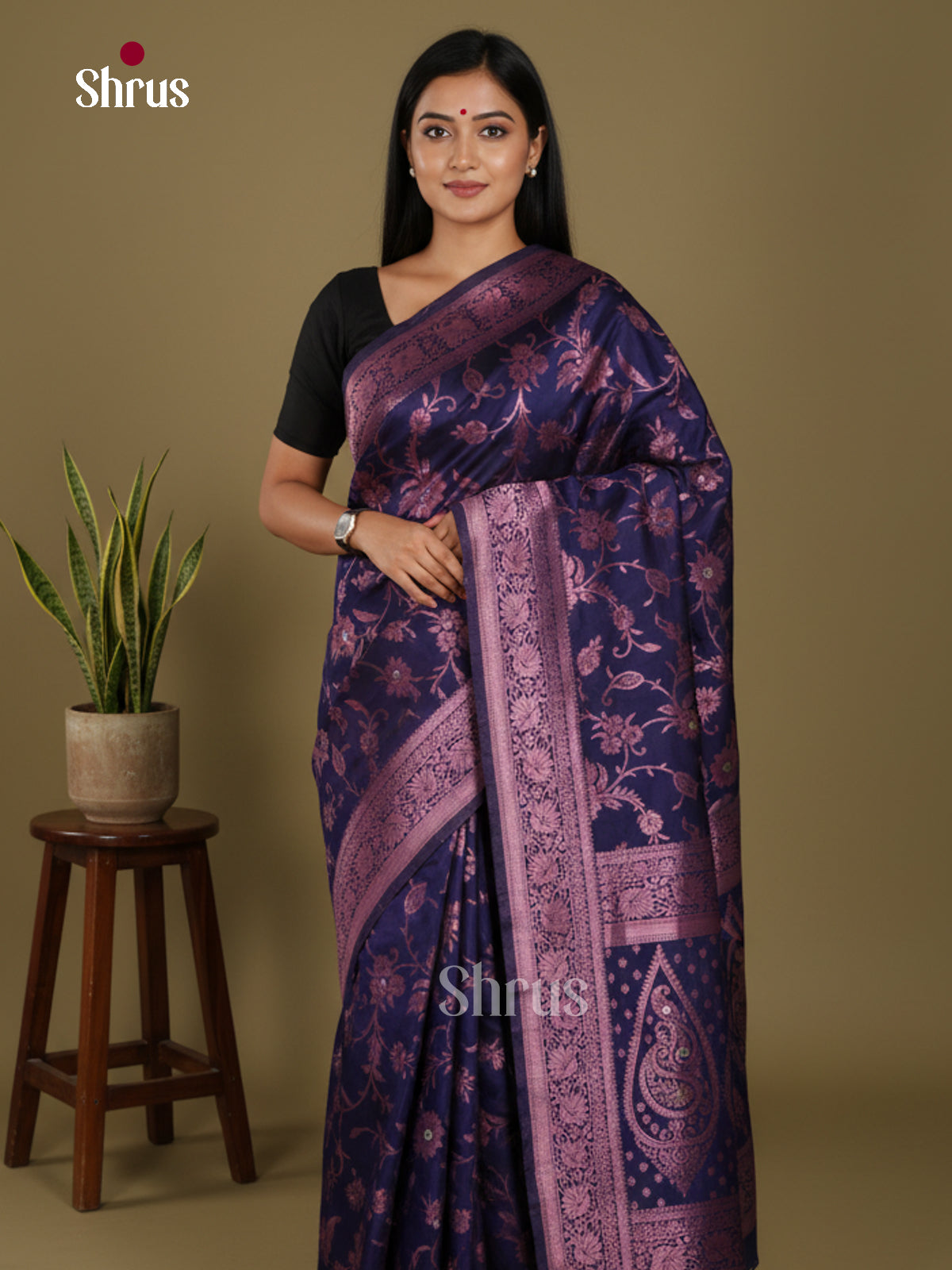 DJS28352 - Semi Softsilk Saree - Shop on Shrus.com