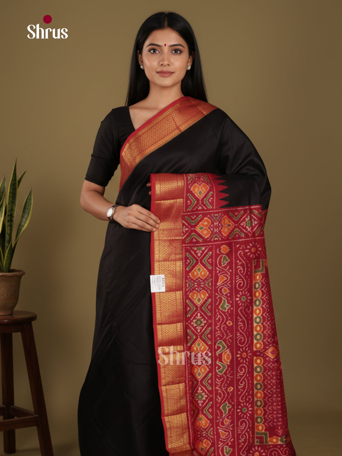 DKS26215 - Semi Patola Saree - Shop on Shrus.com