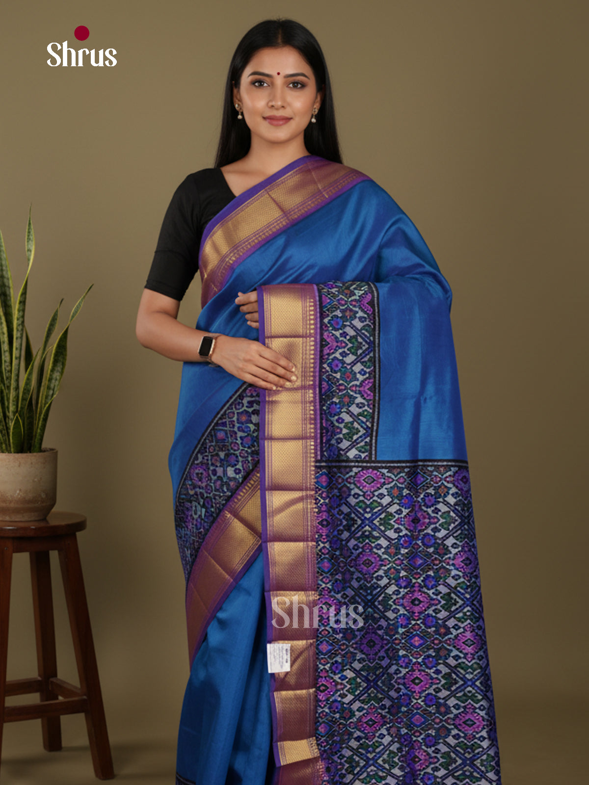 DKS26217 - Semi Patola Saree - Shop on Shrus.com