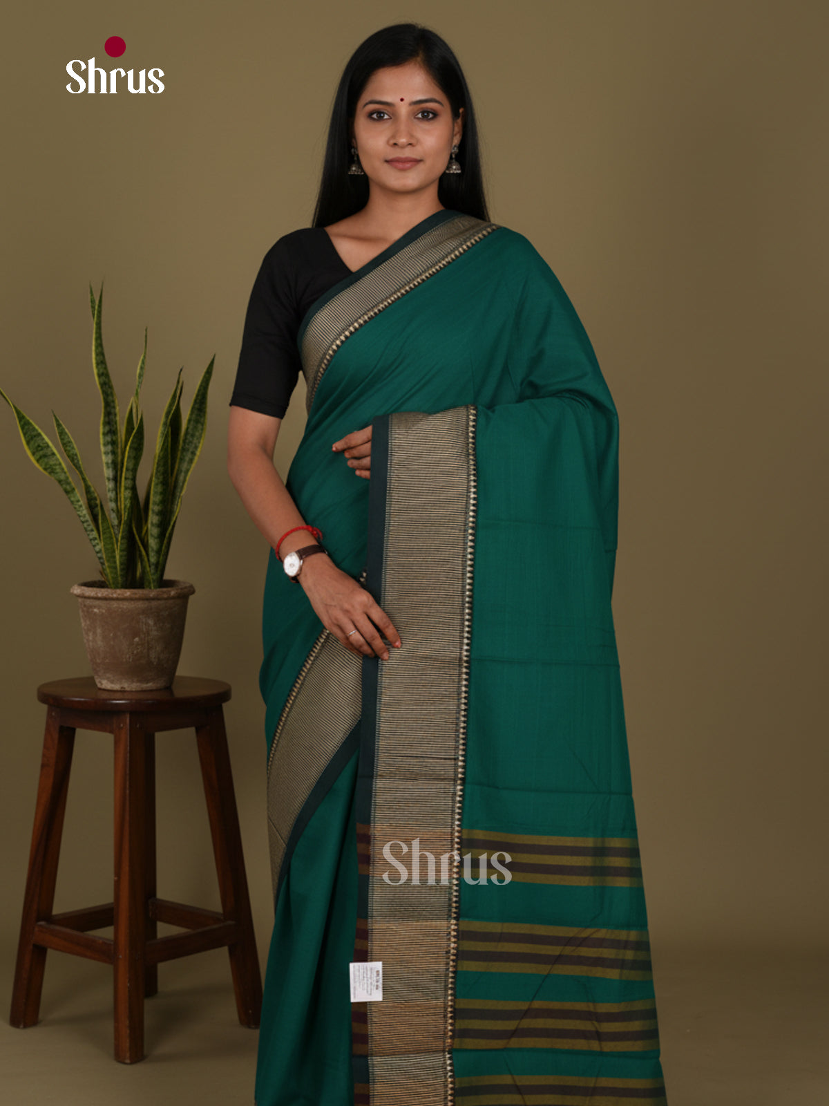 Green- Narayanpet Cotton Saree
