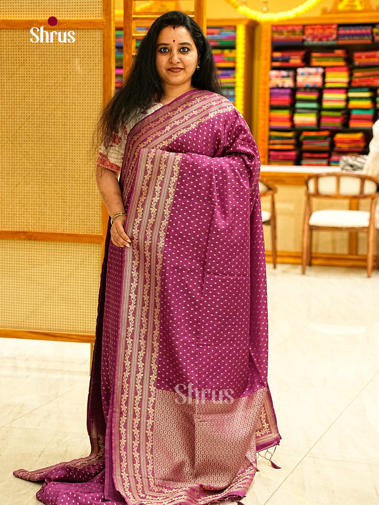 Jute Banaras Saree - EJ24308