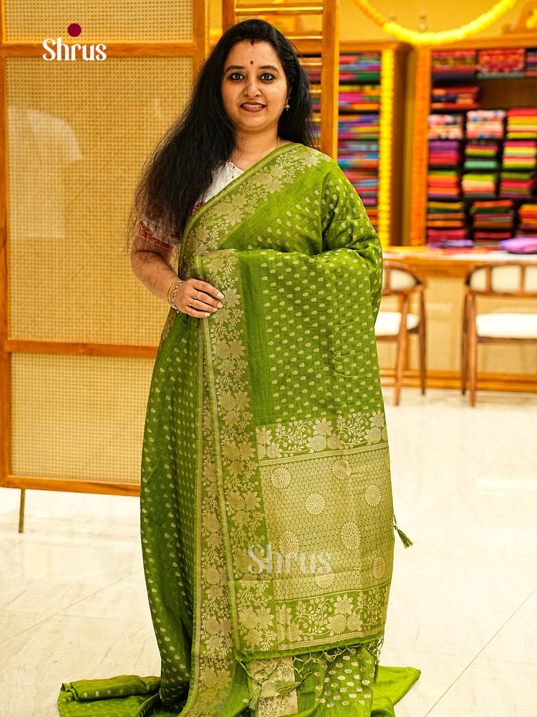 Jute Banaras Saree - EJ24309