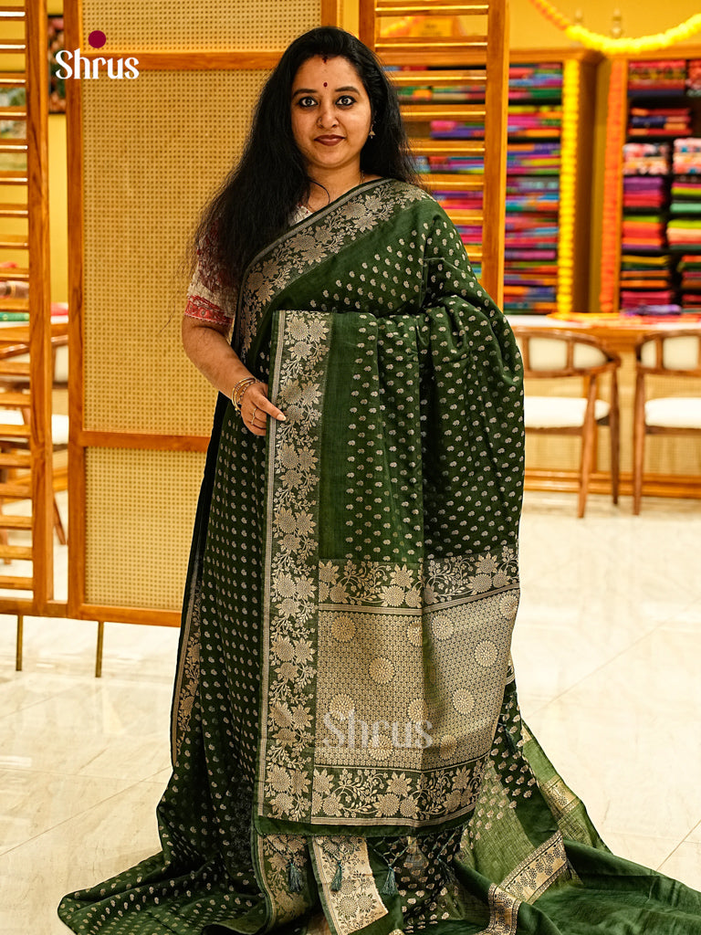 Jute Banaras Saree - EJ24310