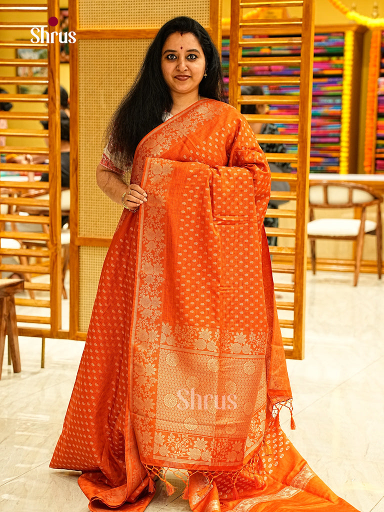 Jute Banaras Saree - EJ24312