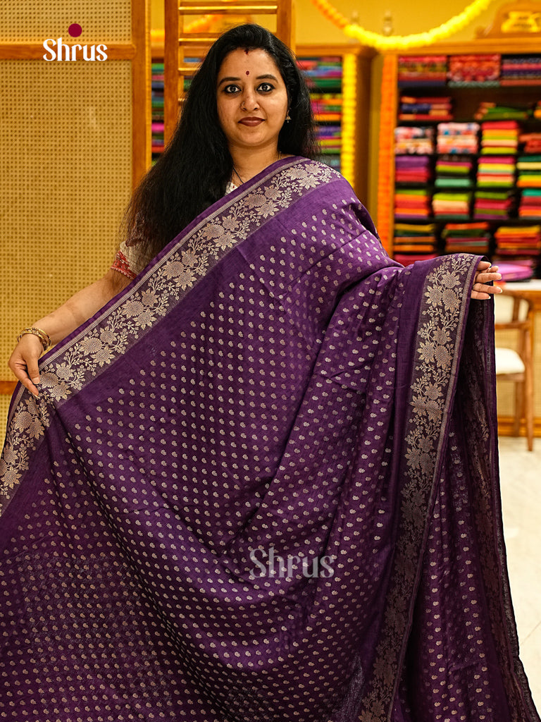 Jute Banaras Saree - EJ24315
