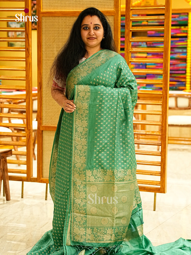 Jute Banaras Saree - EJ24329