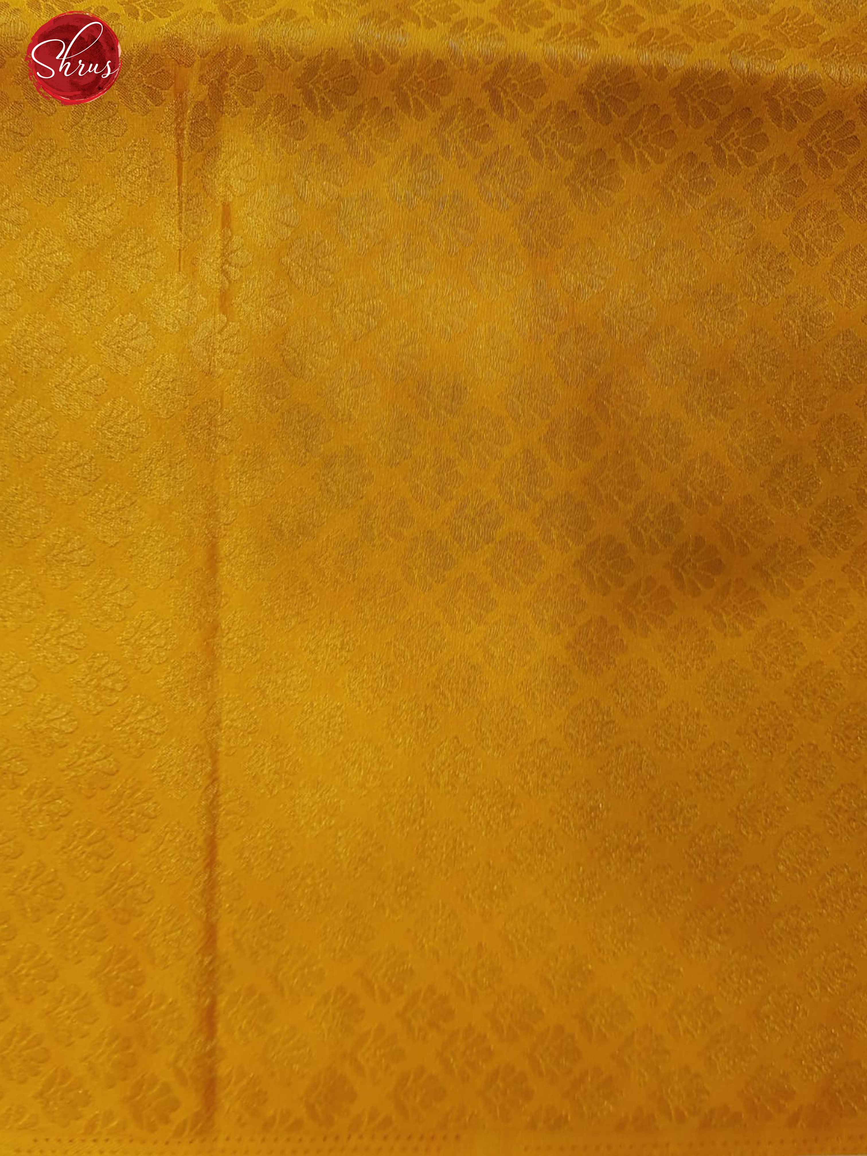 Cream & Yellow - Semi Georgette with floral print on the body & Contrast Zari Border - Shop on ShrusEternity.com