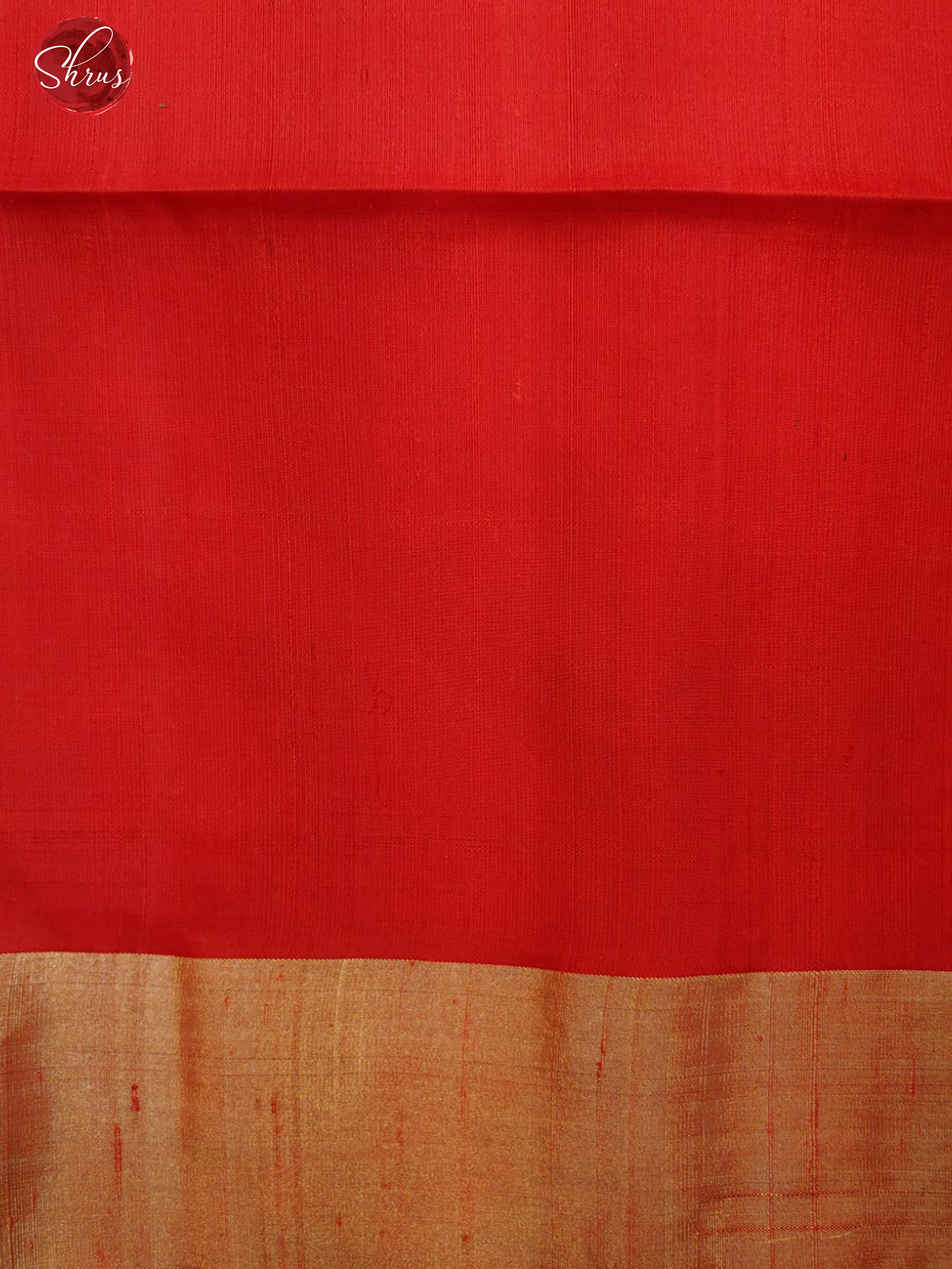 Black & Red -Soft Silk with zari woven buttas on the body & Contrast Zari Border-5