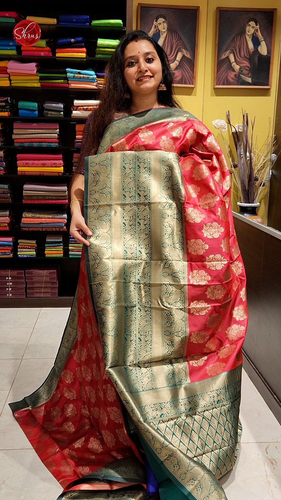 REDDISH PINK & GREEN - Shop on ShrusEternity.com