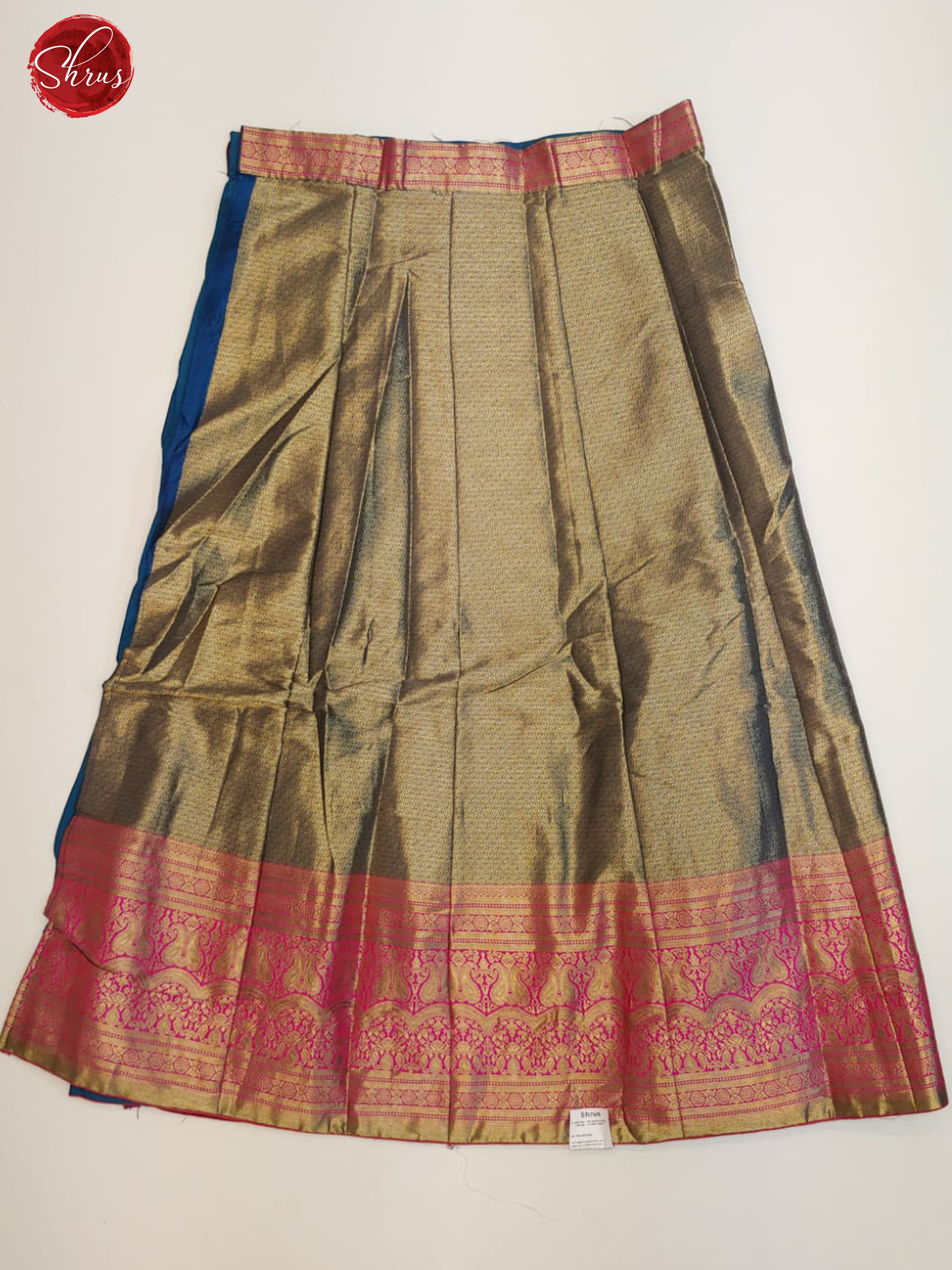Green & Pink - Chiffon Semi Stitched Lehenga with zari brocade on the  skirt & Contrast Dupatta - Shop on ShrusEternity.com