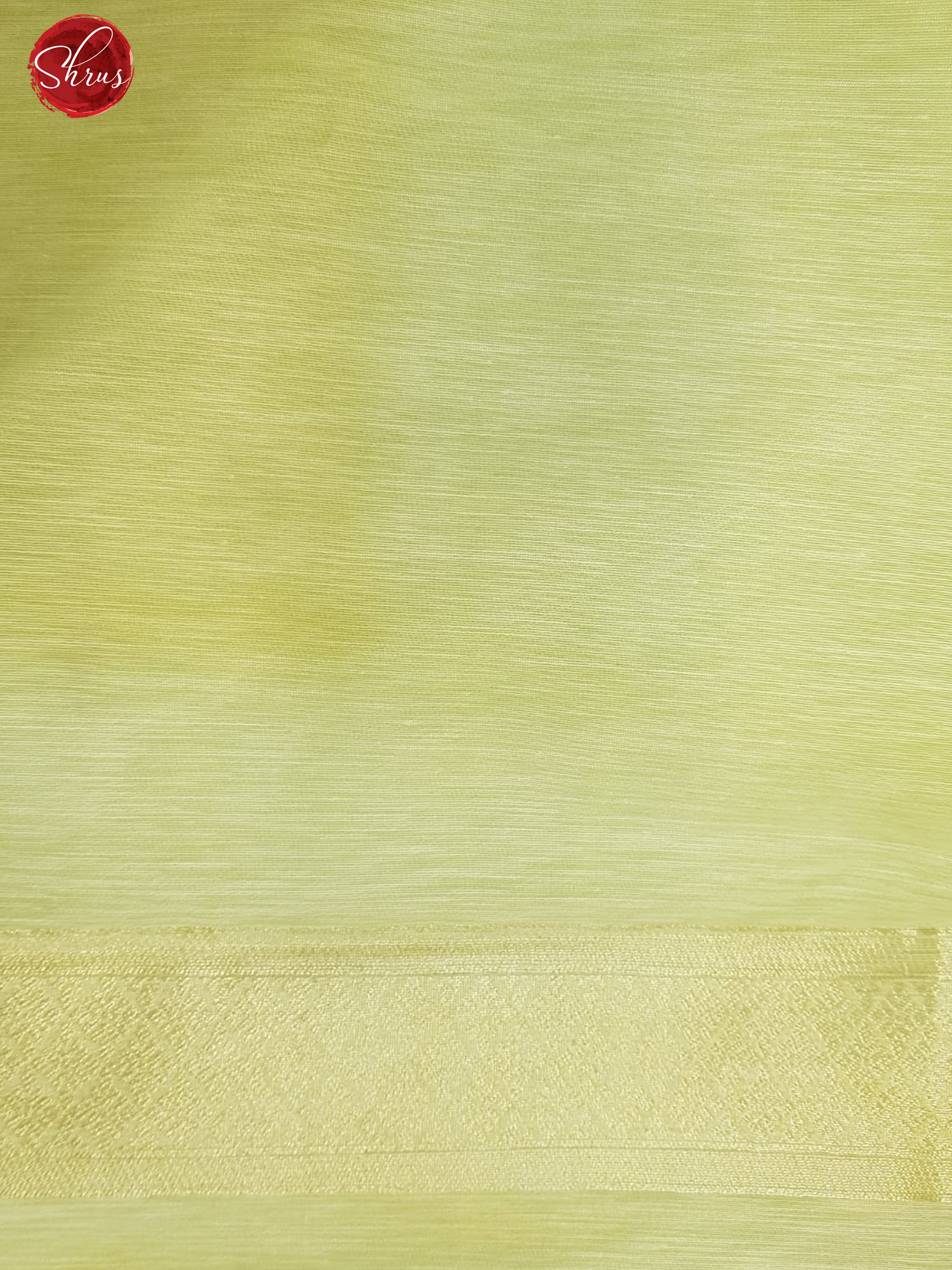 Green(Single Tone)-Art Linen with zari woven floral brocade on the body &Zari Border - Shop on ShrusEternity.com