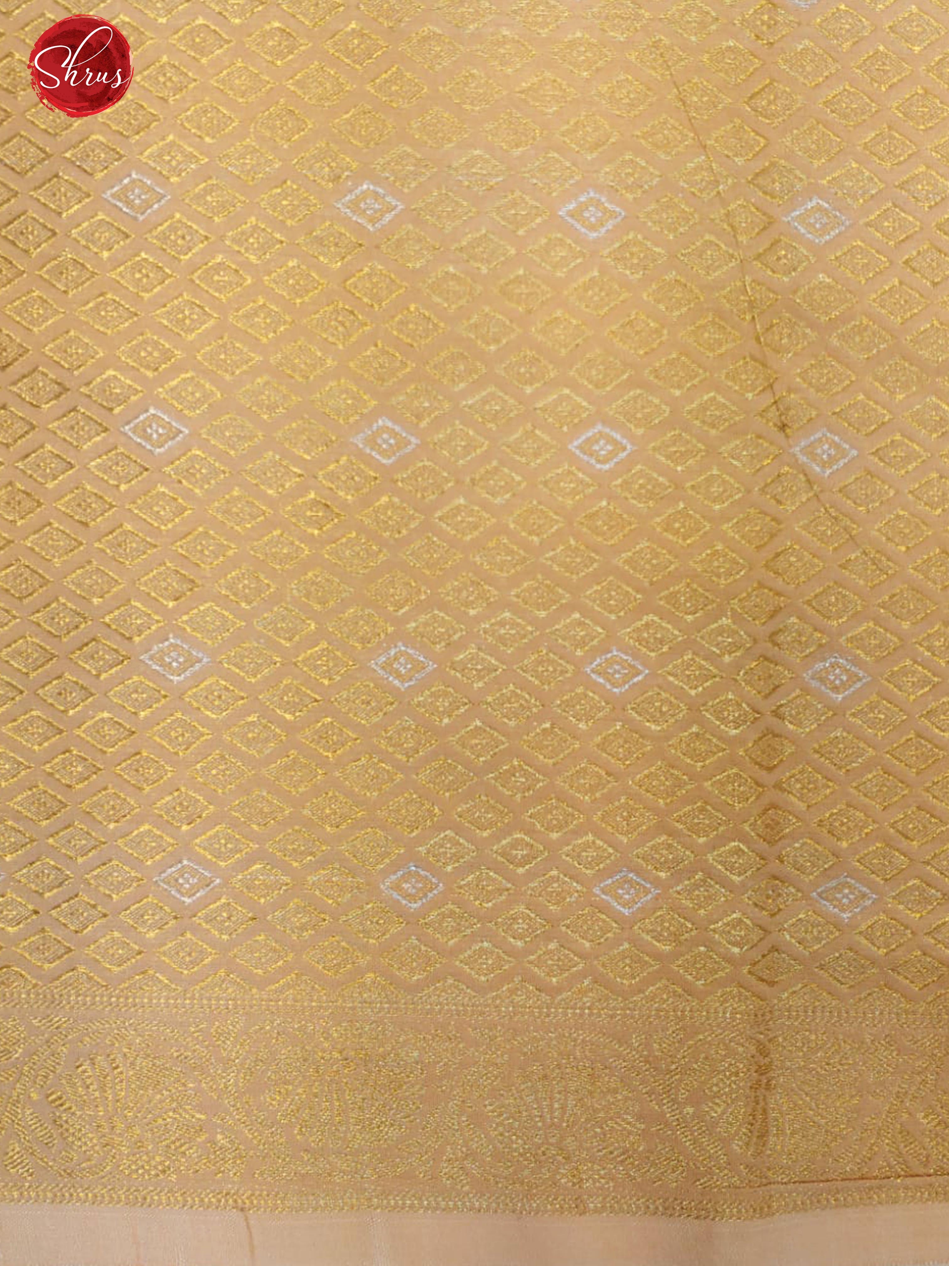 Baby Pink(Single Tone) - Semi Banarasi with zari woven floral buttas, motifs on the body& Zari Border - Shop on ShrusEternity.com