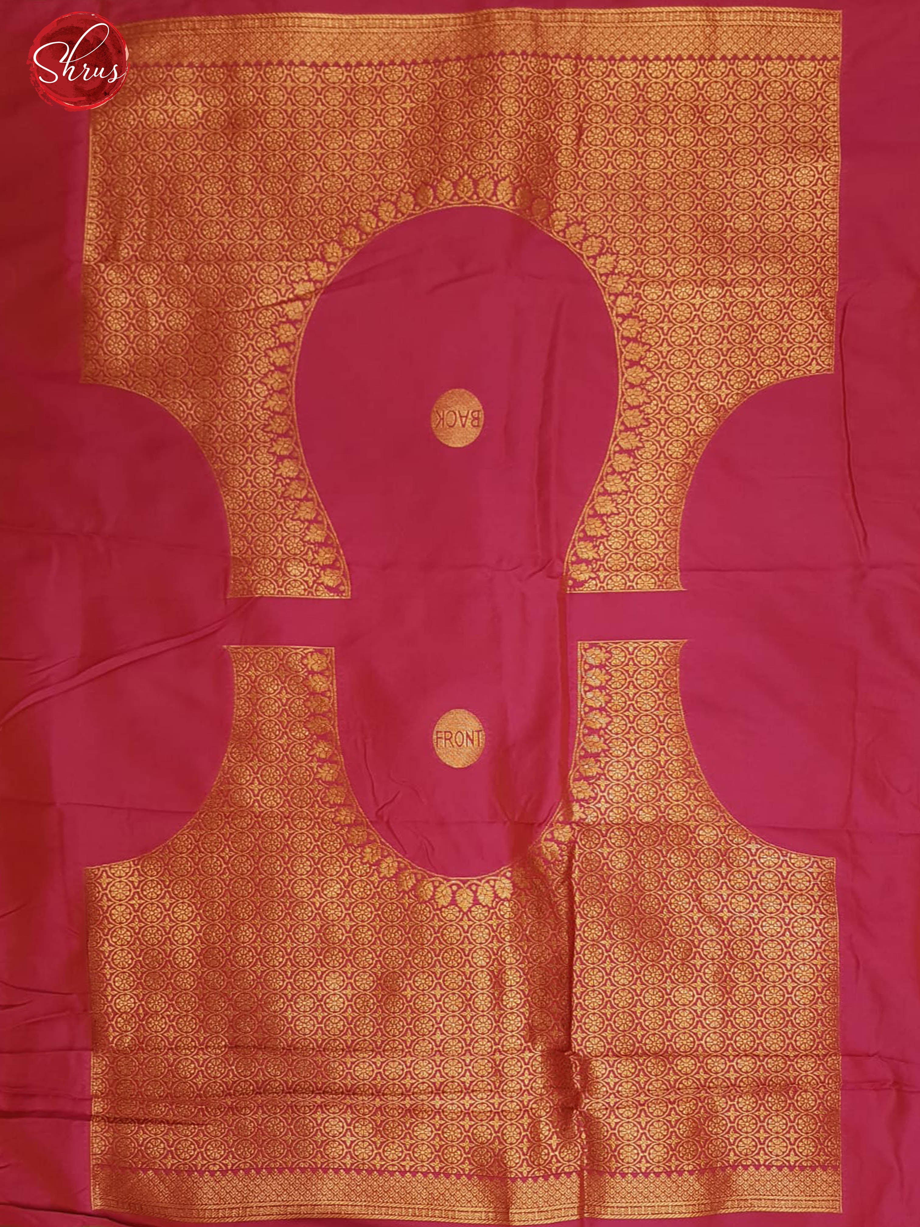 Brown & Pink - Semi Kanchipuram with Zari woven Peacock motifs on the body & Contrast Zari Border - Shop on ShrusEternity.com