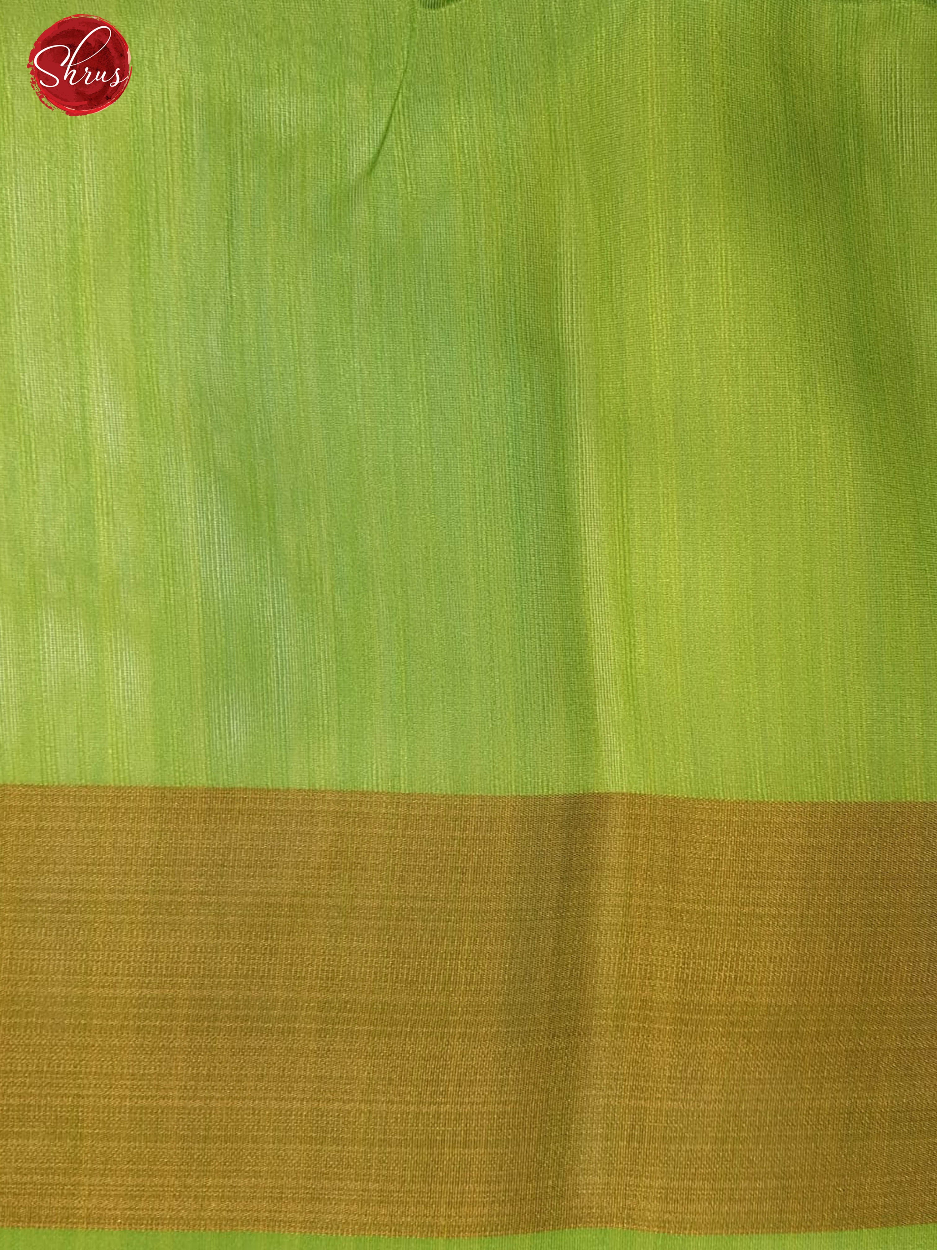 Cream & Green - Semi Jute with kalamkari floral Printed Body & contrast Border - Shop on ShrusEternity.com