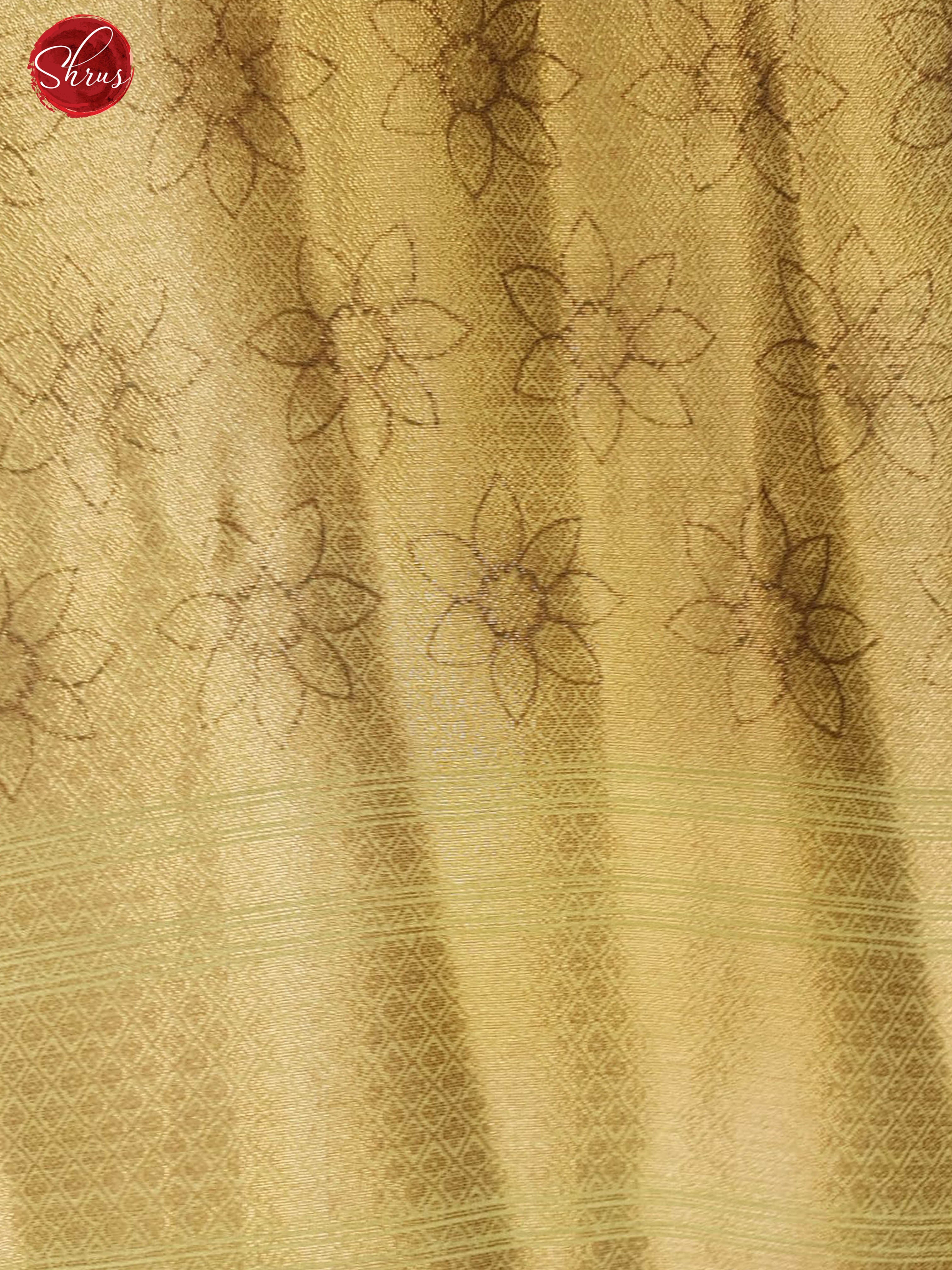 Green (Single Tone)- Tussar with zari woven floral motifs , floral print on the body & Zari Border - Shop on ShrusEternity.com