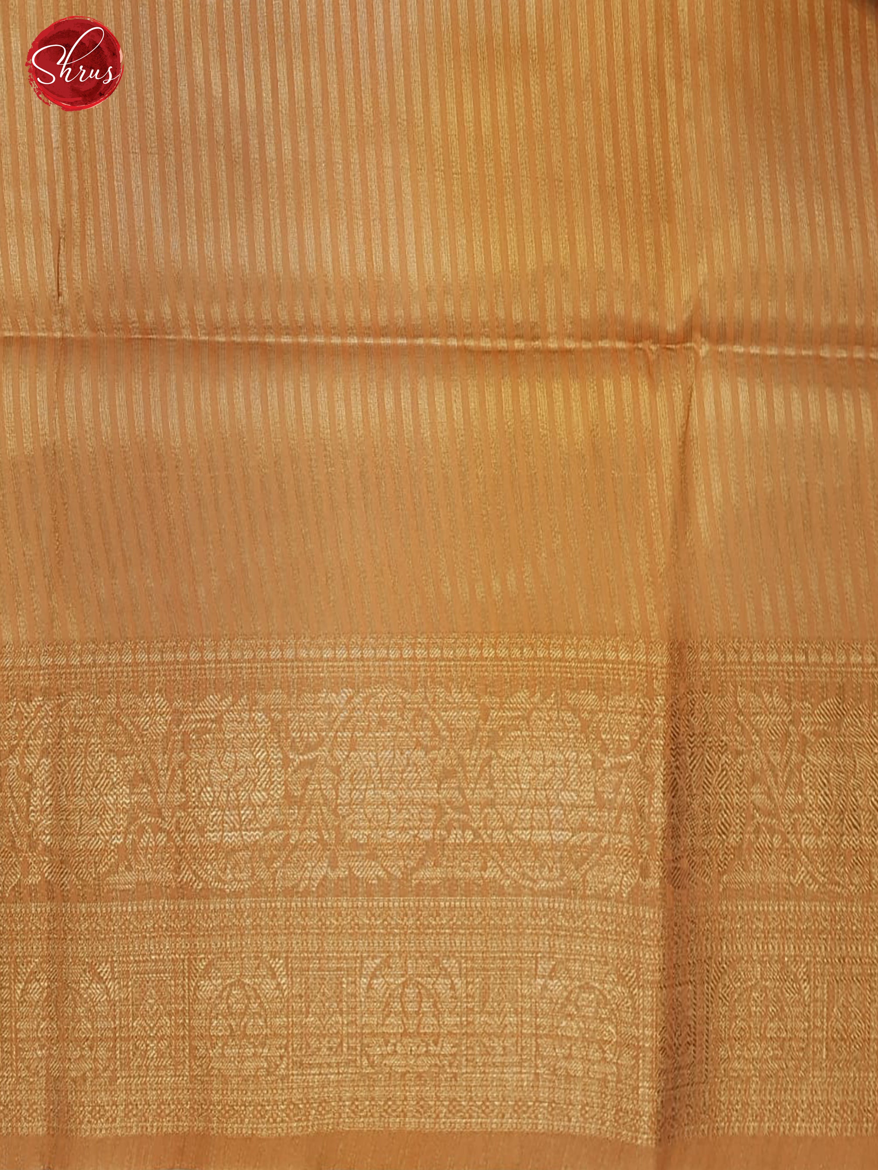 Light Brown & Brown -Semi Jute with floral Printed Body & zari Border - Shop on ShrusEternity.com
