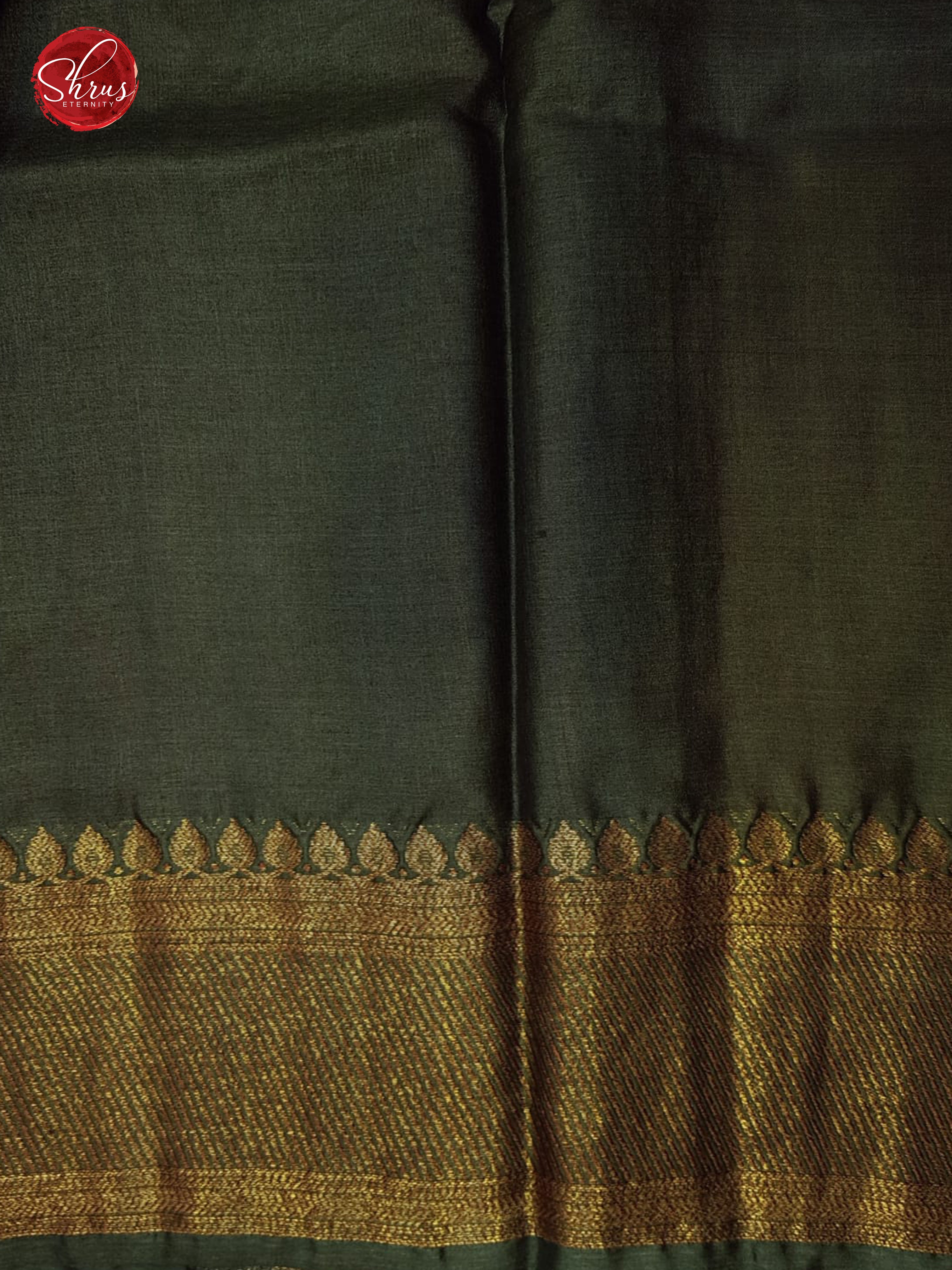 Maroon & Grey - Tussar with zari woven floral motifs on the body & contrast Zari Border - Shop on ShrusEternity.com