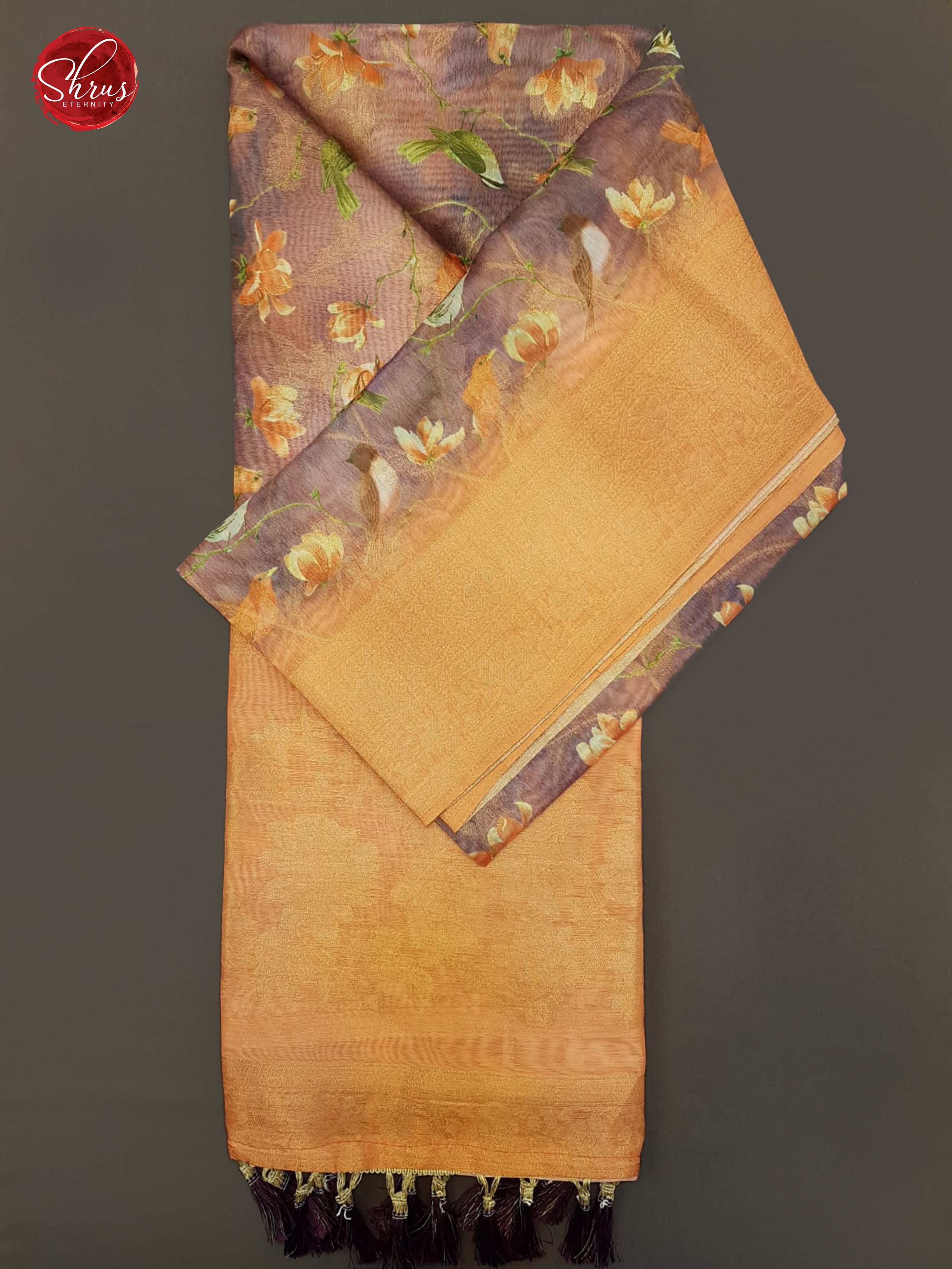 Lavender and Peach - Semi Jute - Shop on ShrusEternity.com