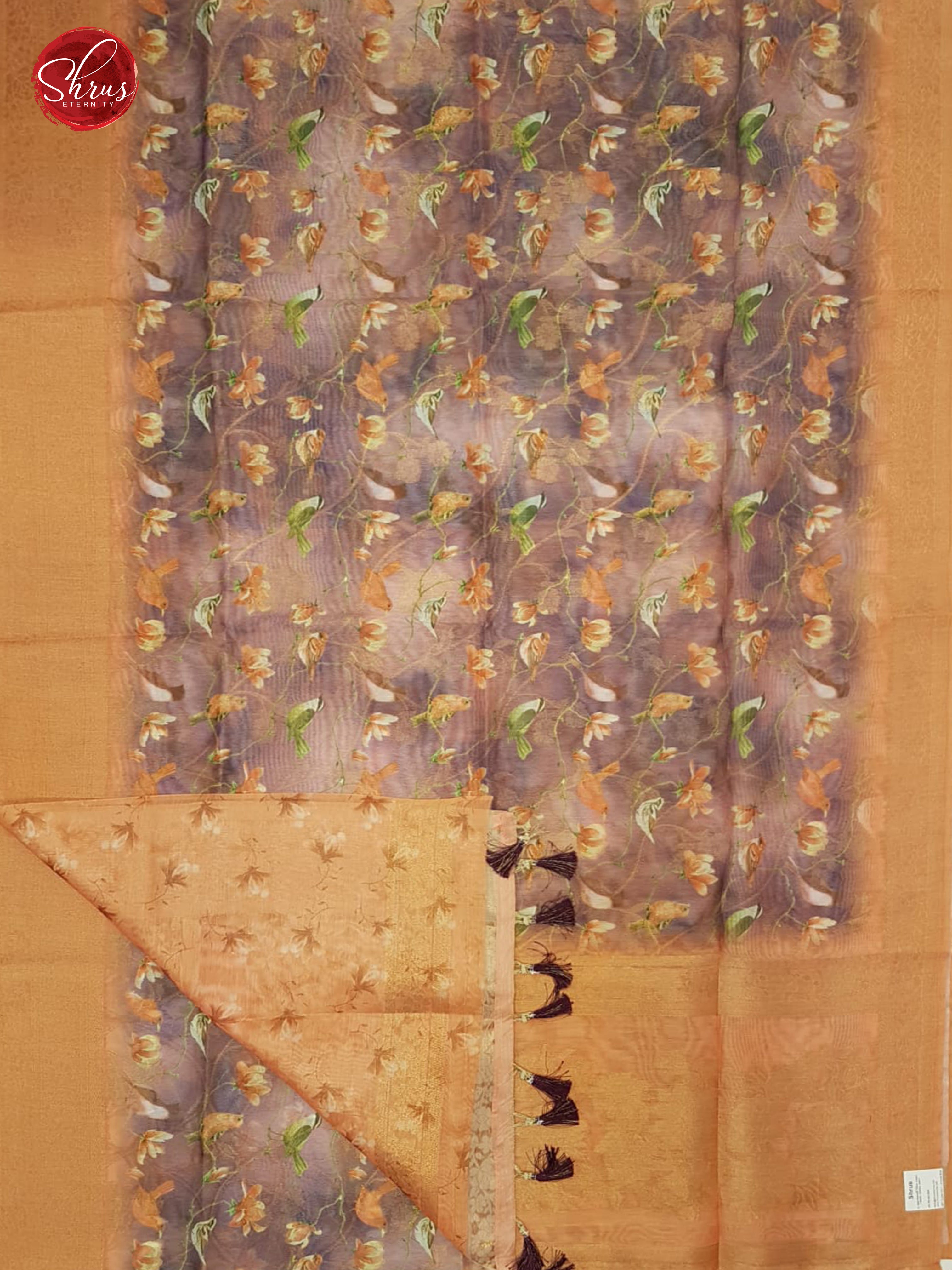 Lavender and Peach - Semi Jute - Shop on ShrusEternity.com