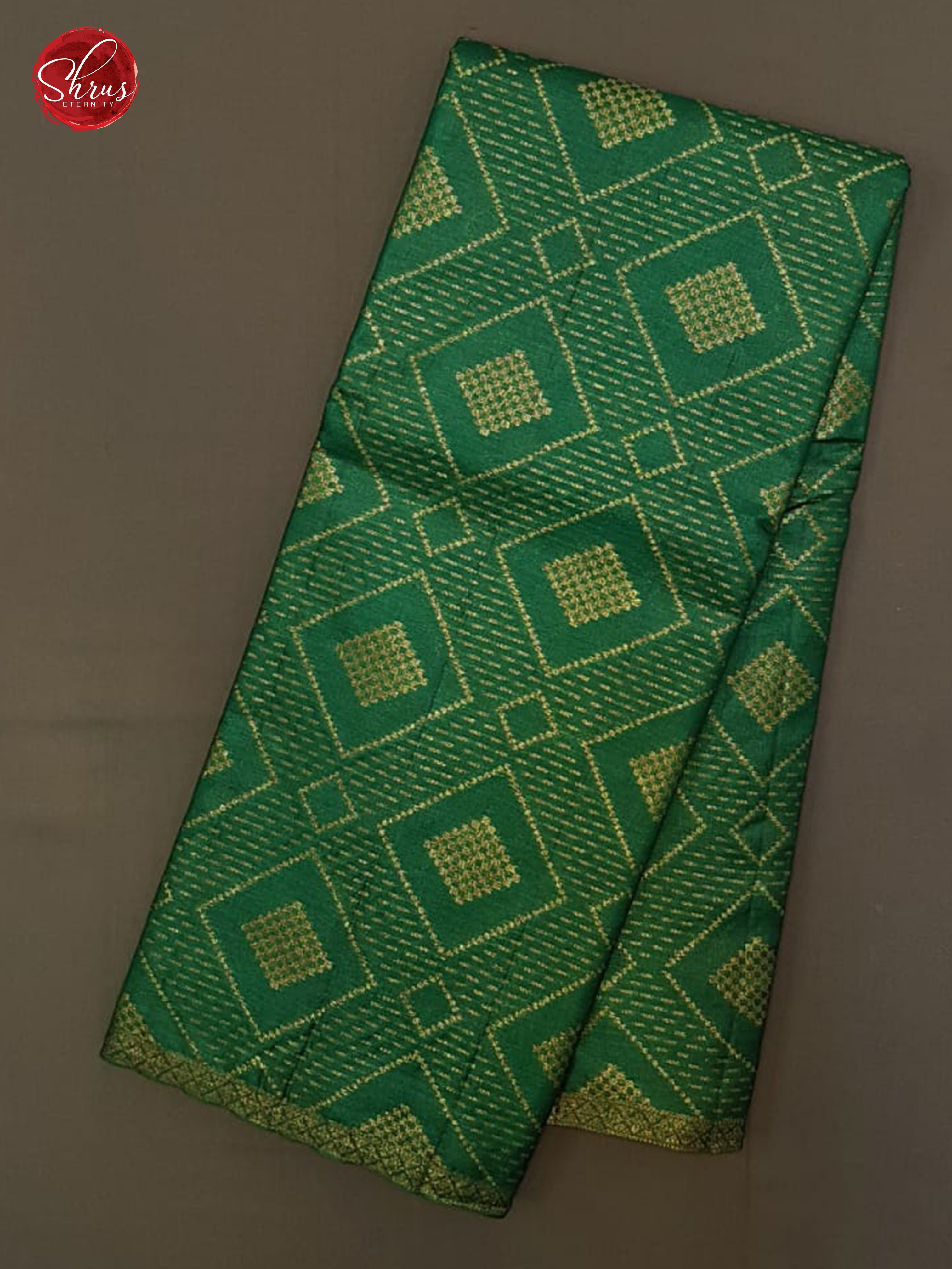 Green & Pink - Borderless Tussar with zari woven motifs on the body - Shop on ShrusEternity.com