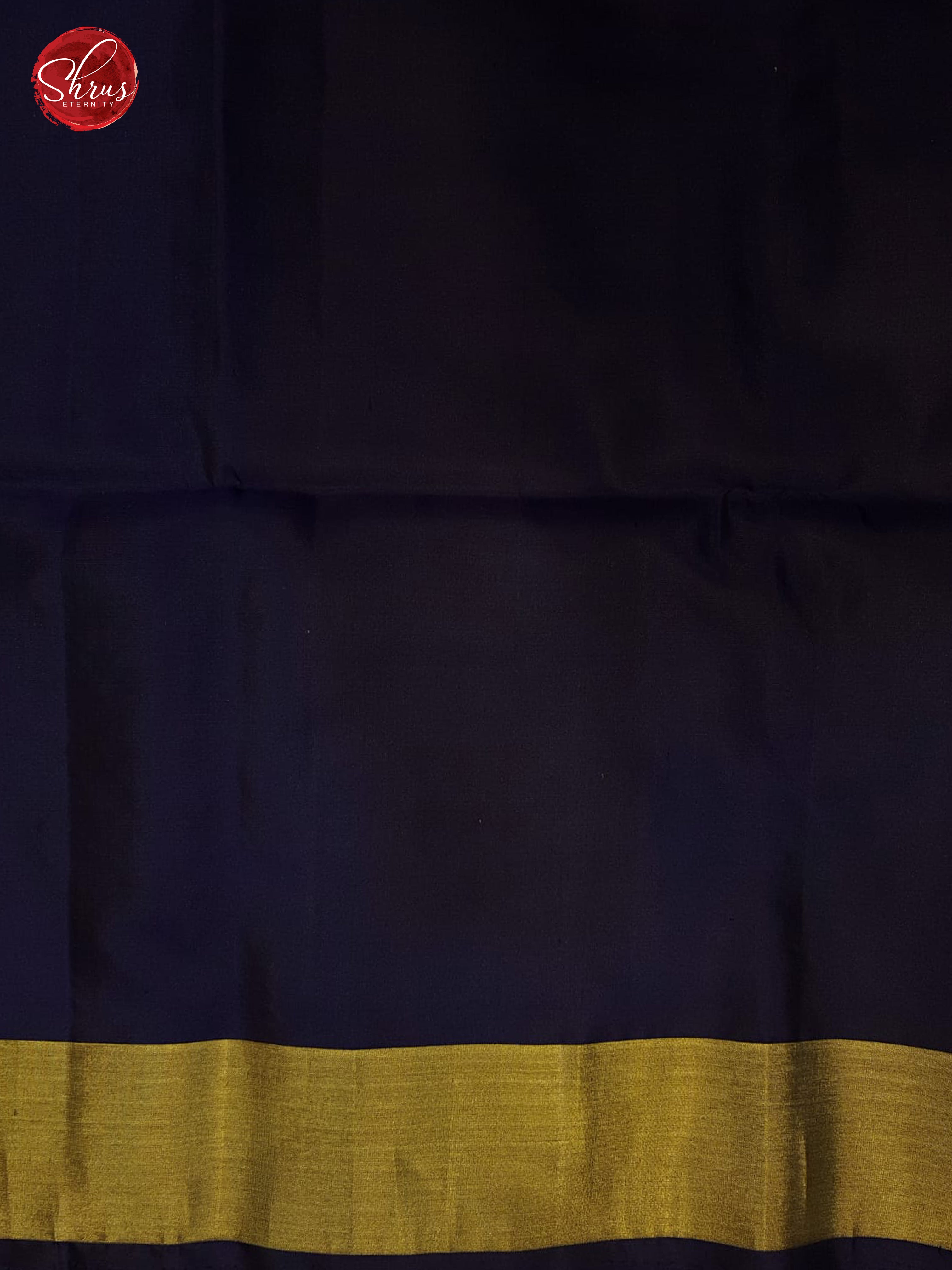 Grey & Blue- Soft Silk with Zari woven block Motifs & Zari Border - Shop on ShrusEternity.com