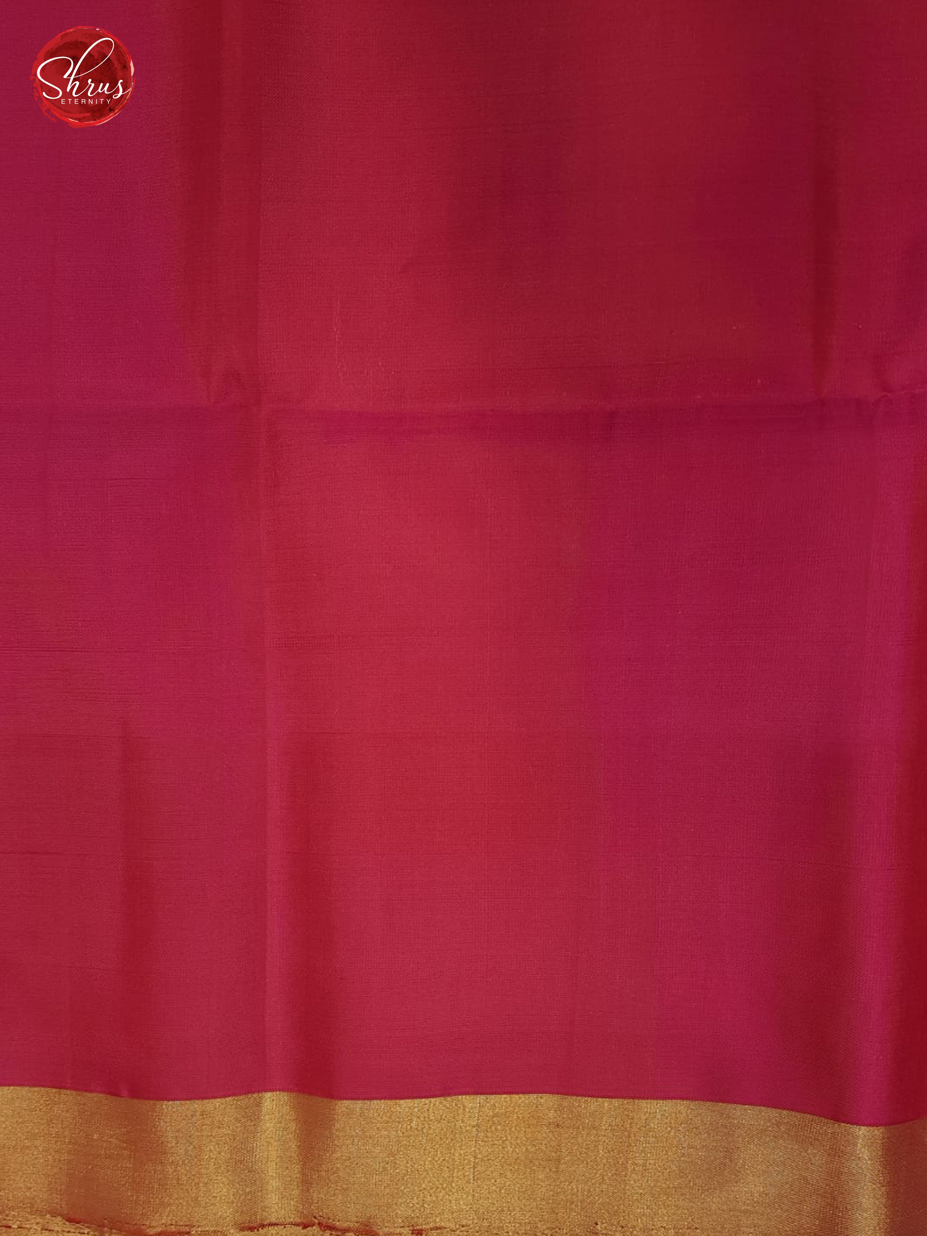 Green & Pink -Soft Silk with zari buttas on the body & zari Border - Shop on ShrusEternity.com